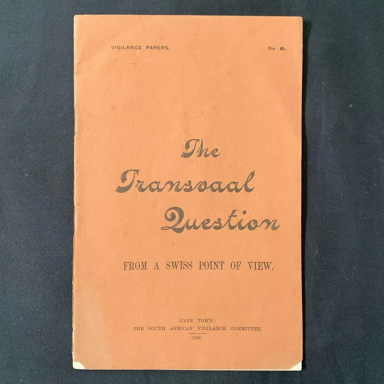 The Transvaal Question 1900 (Boer War) R1,000