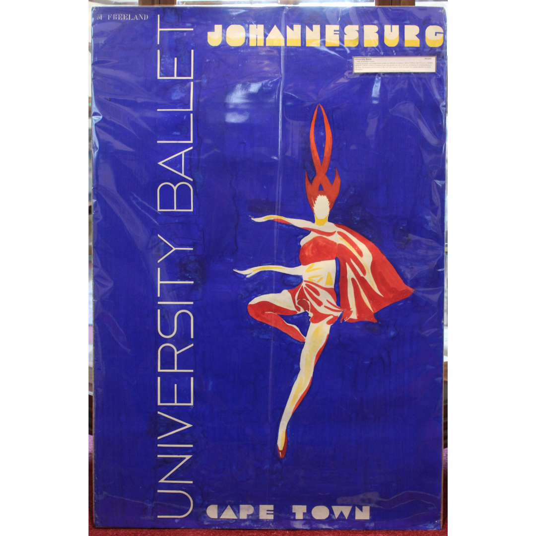 University Ballet Exhibition Poster c.1960 R5,000