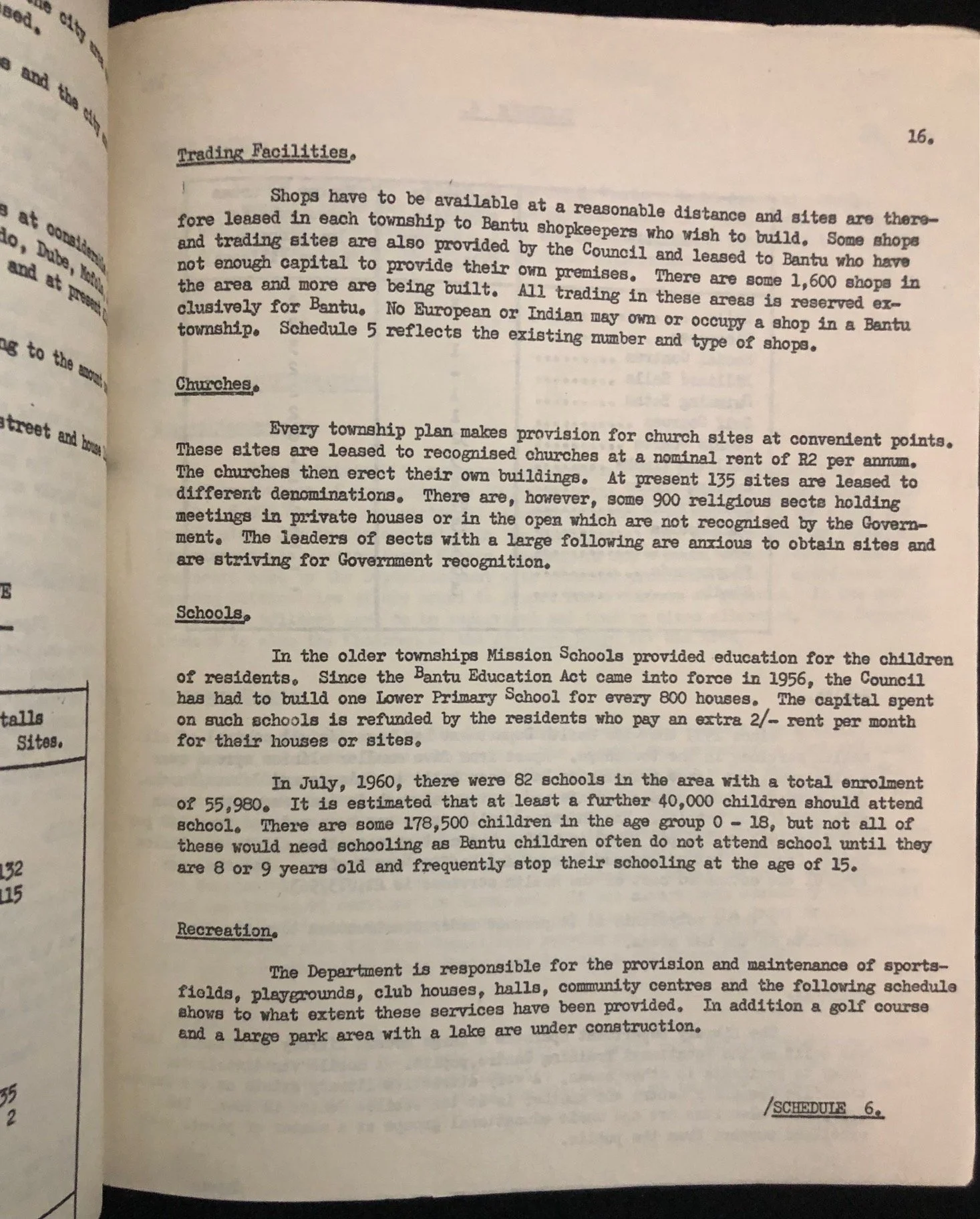 City of Johannesburg Non-European Affairs Department (c.1960)