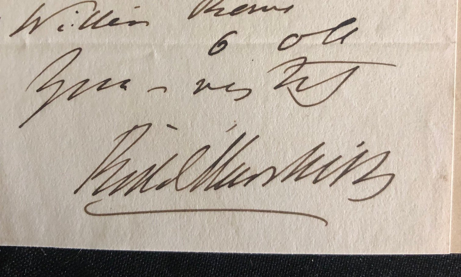 Manuscript Letter, Geologist: Sir Roderick Impey Murchison (1867)