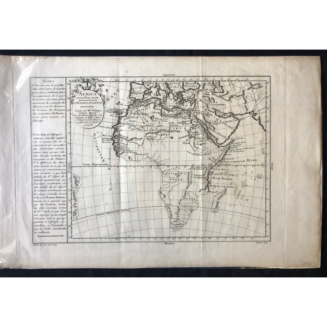 Africa veteribus nota / L'Afrique Ancienne (c.1760s–1780s) R3,000