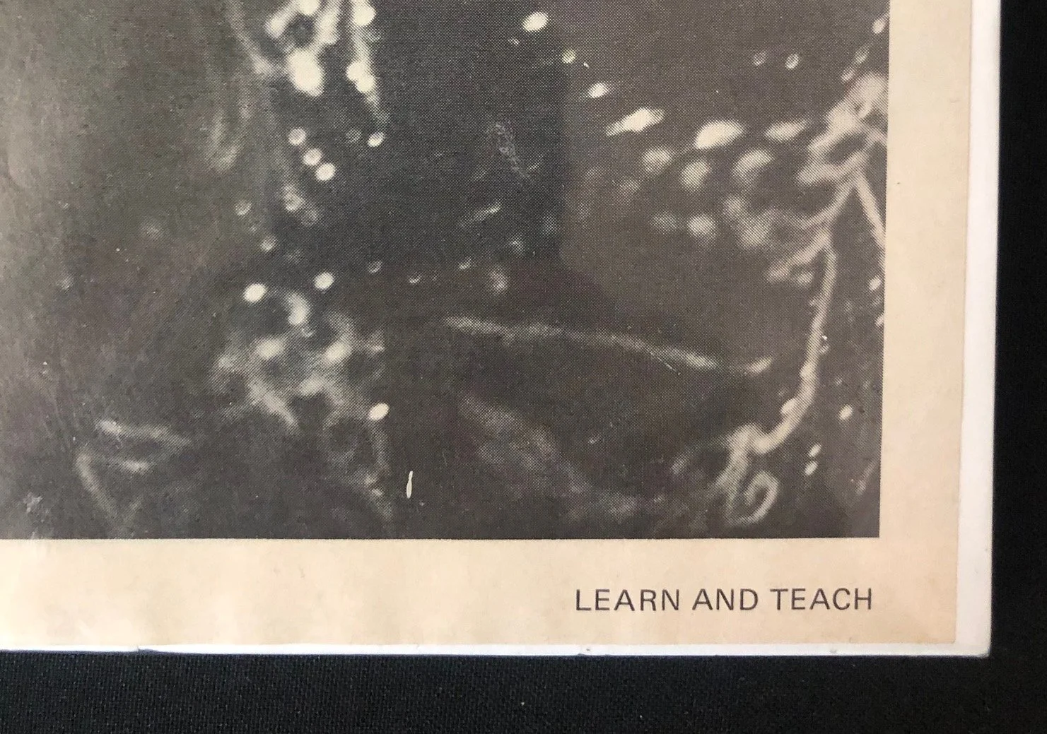 Poster issued by Learn and Teach of anti-apartheid activist and Grammy winner Miriam Makeba. c.1990