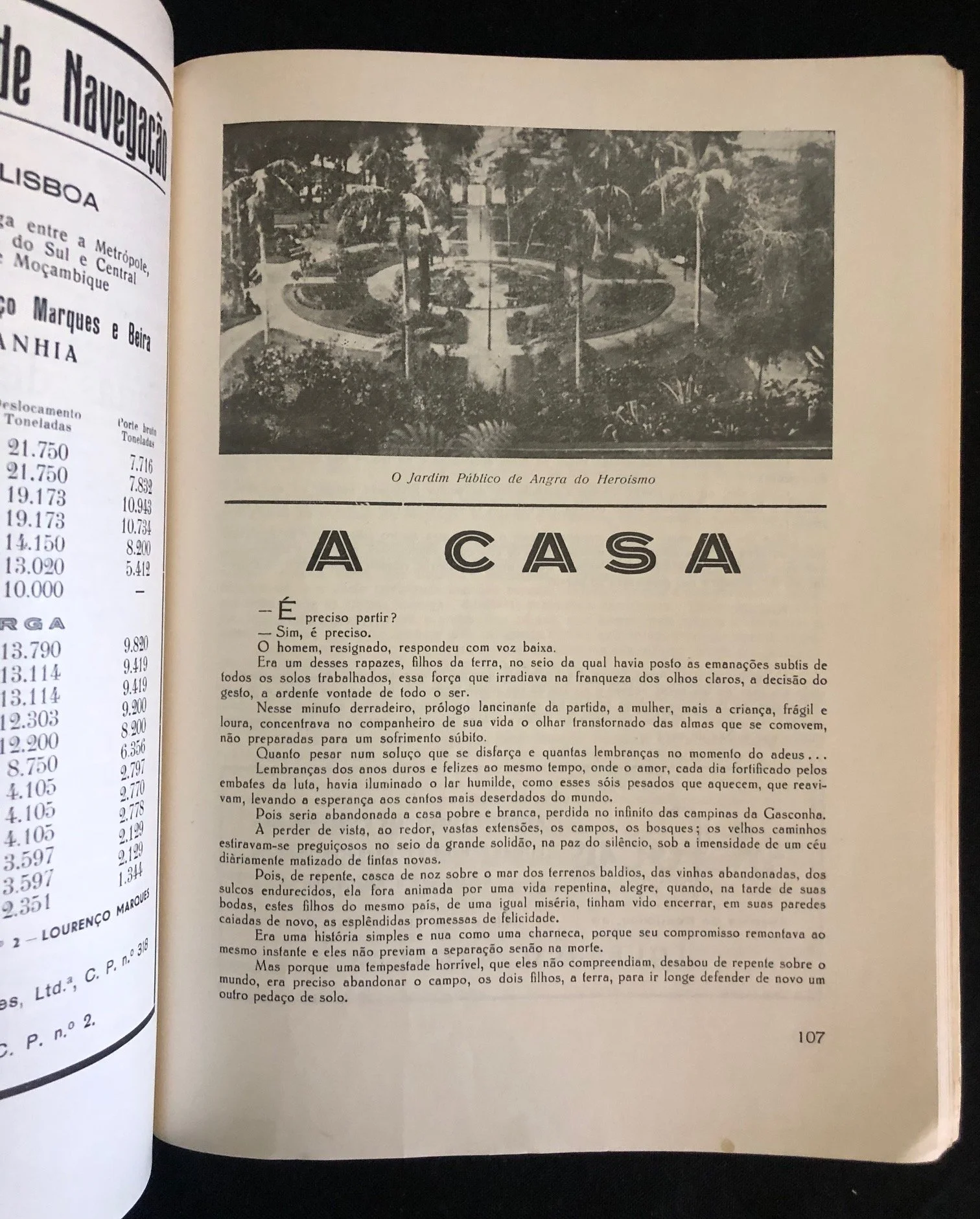 The Almanaque de Moçambique 1955, (1.º Ano) First issue.