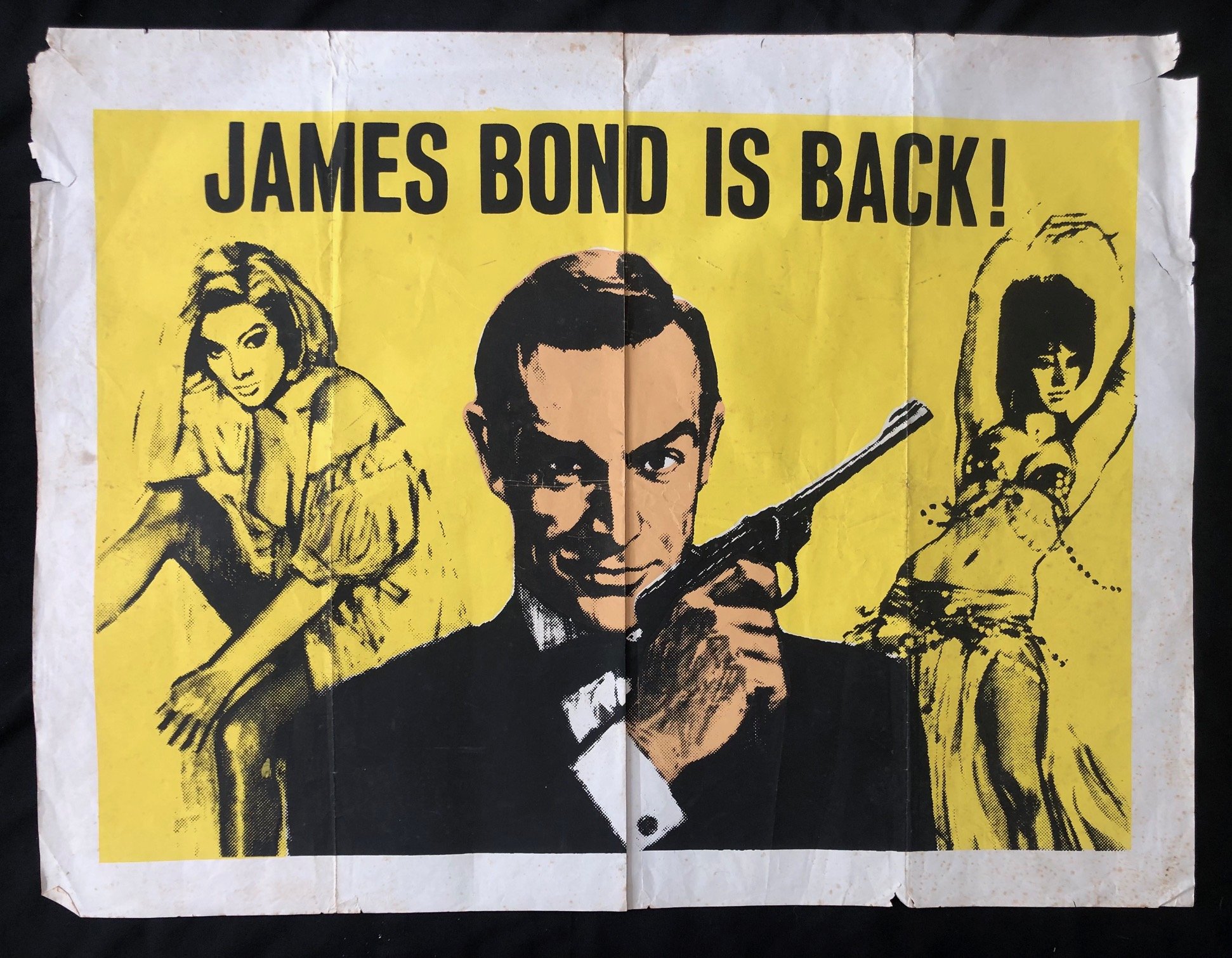 Original Movie poster: James Bond From Russia with Love c.1970's