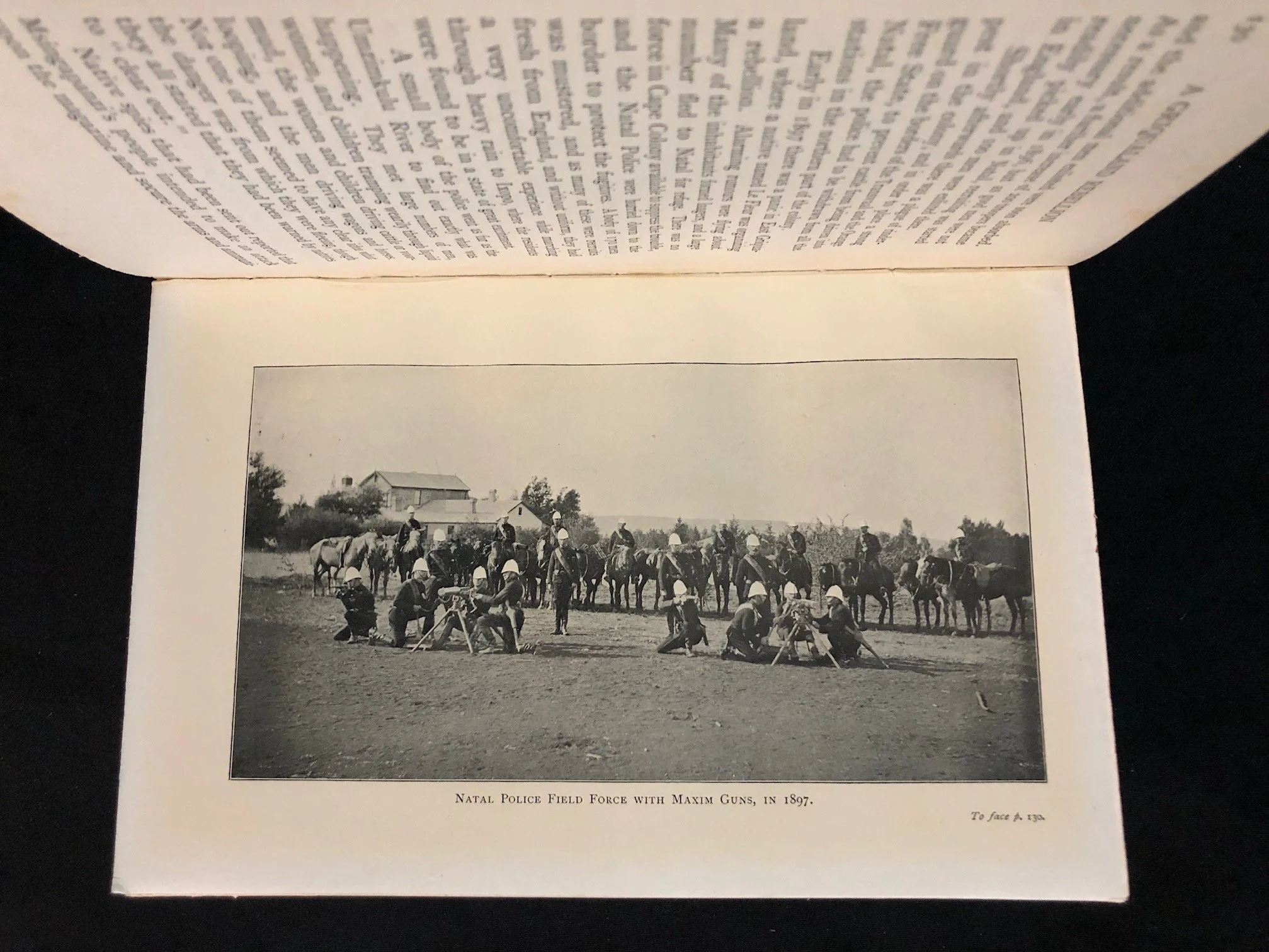 H.P. Holt’s The Mounted Police of Natal, Ex libris Killie Campbell (1913).