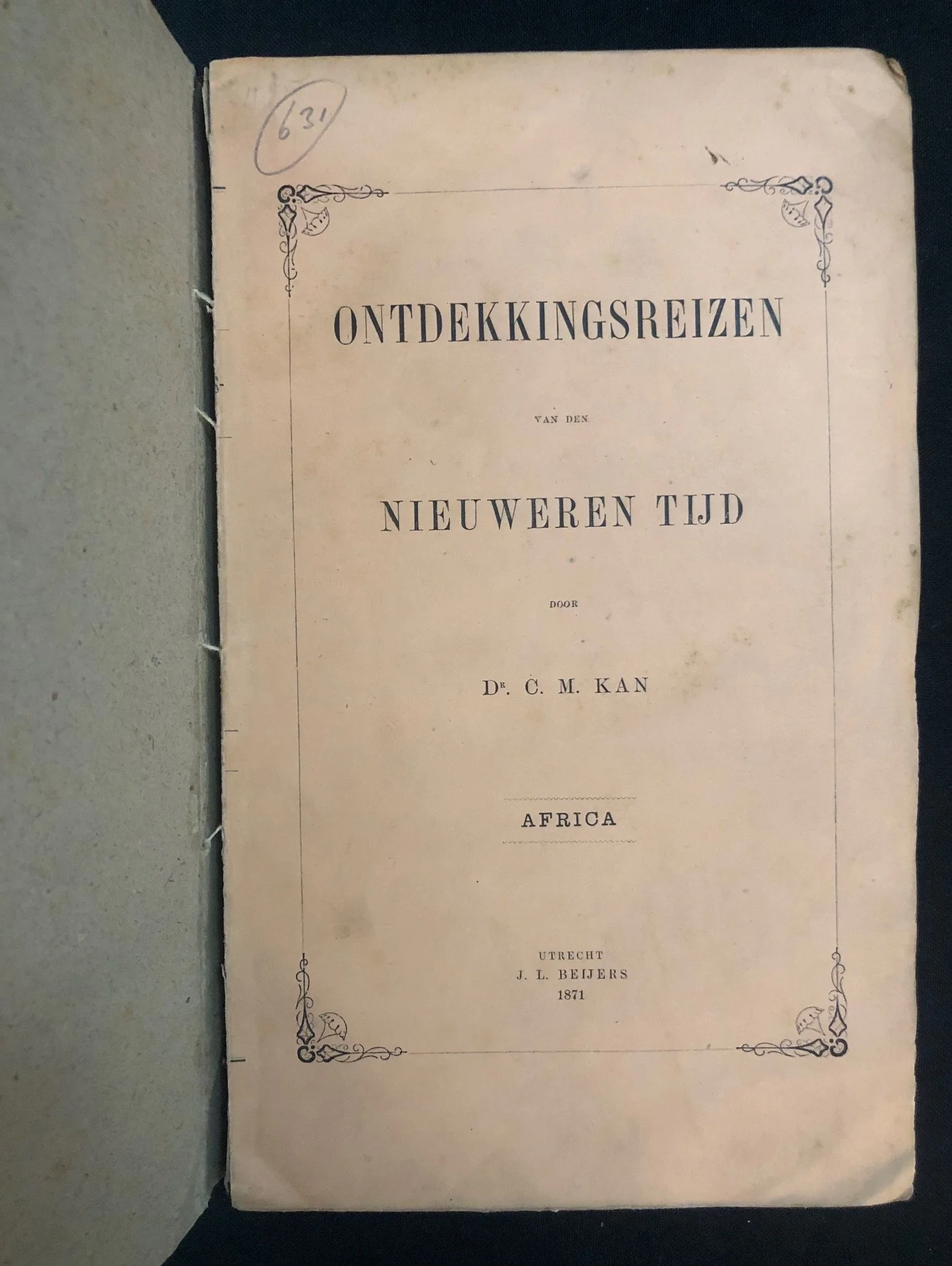 Ontdekkingsreizen van den Nieuweren Tijd - Africa