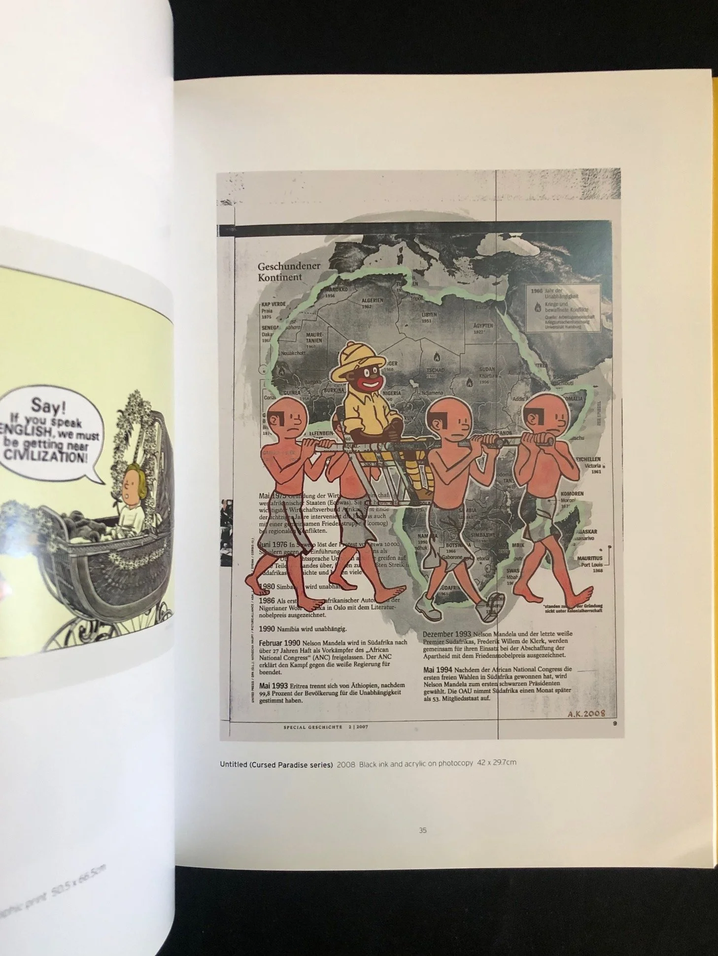 Pappa in Afrika by Anton Kannemeyer (first edition) 2010.