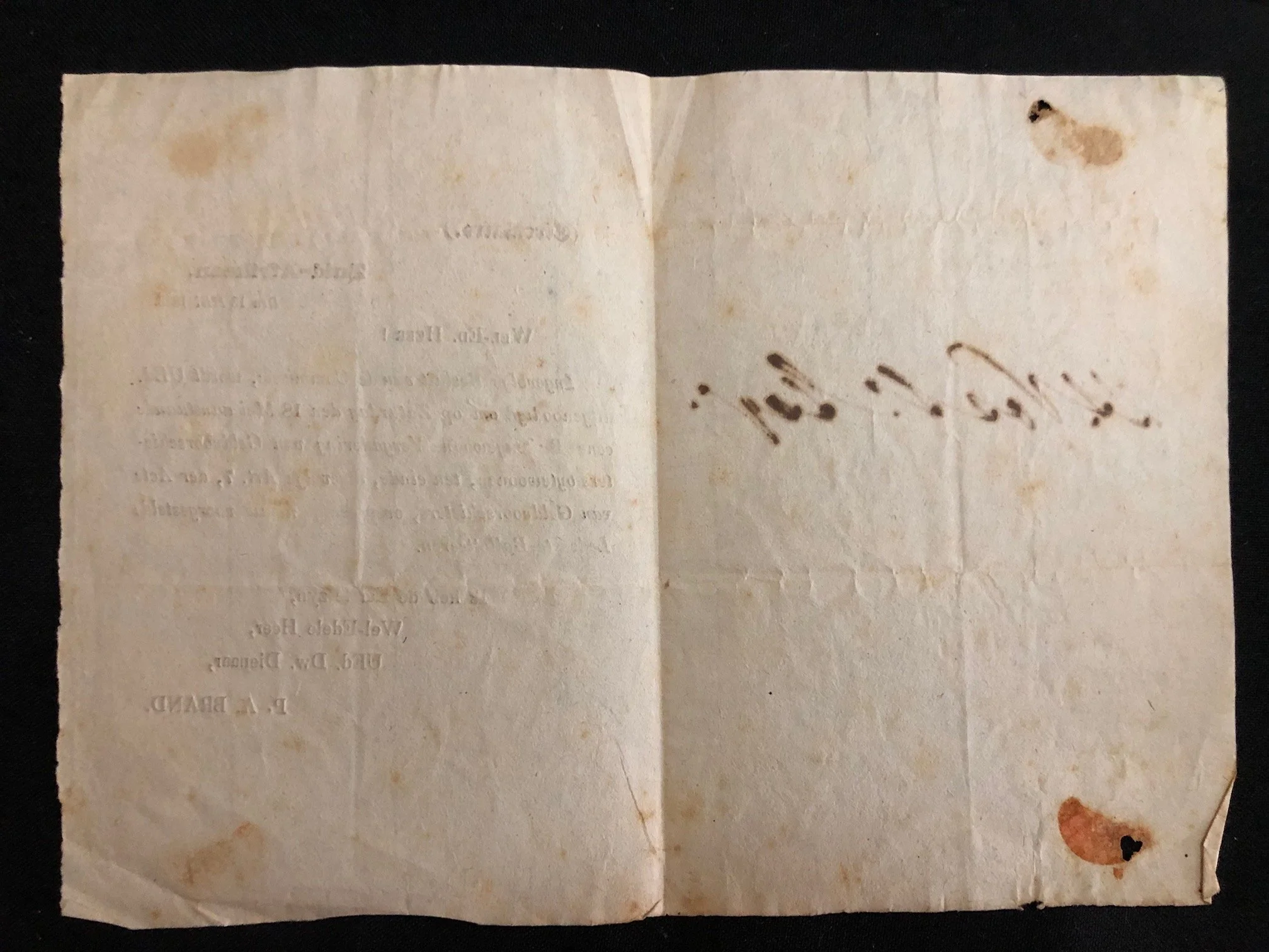 (Circulaire.) / Zuid-Afrikaan, / Den 13 MEI 1833