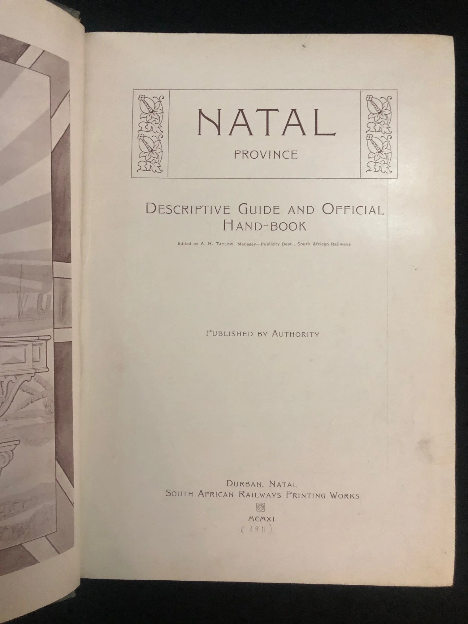 Natal, A Guide Book (1911)