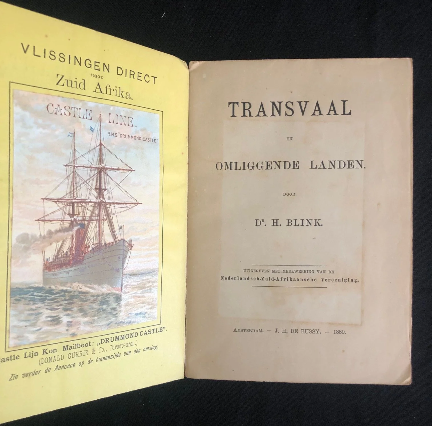 Transvaal en Omliggende Landen (Transvaal and Surrounding Lands). 1889