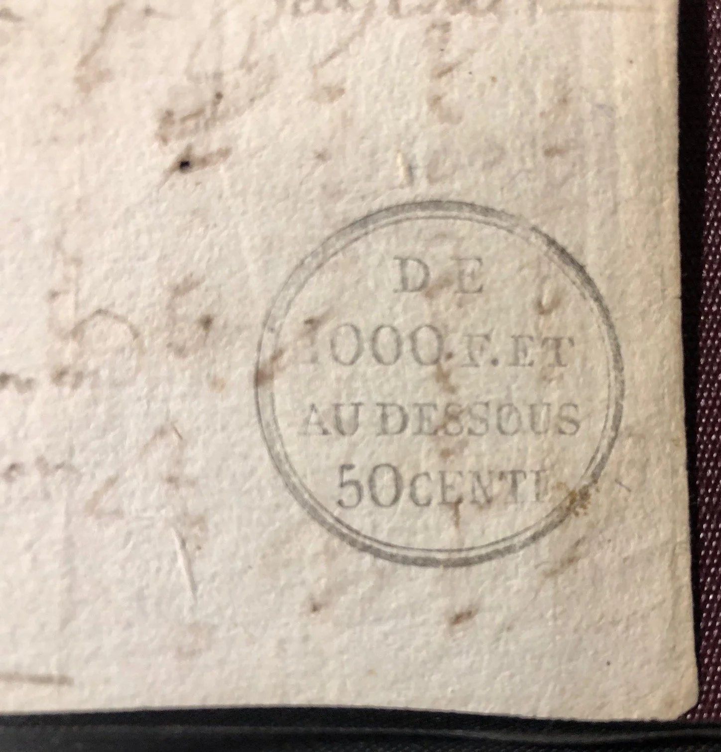 Document from the First French Republic (1799)