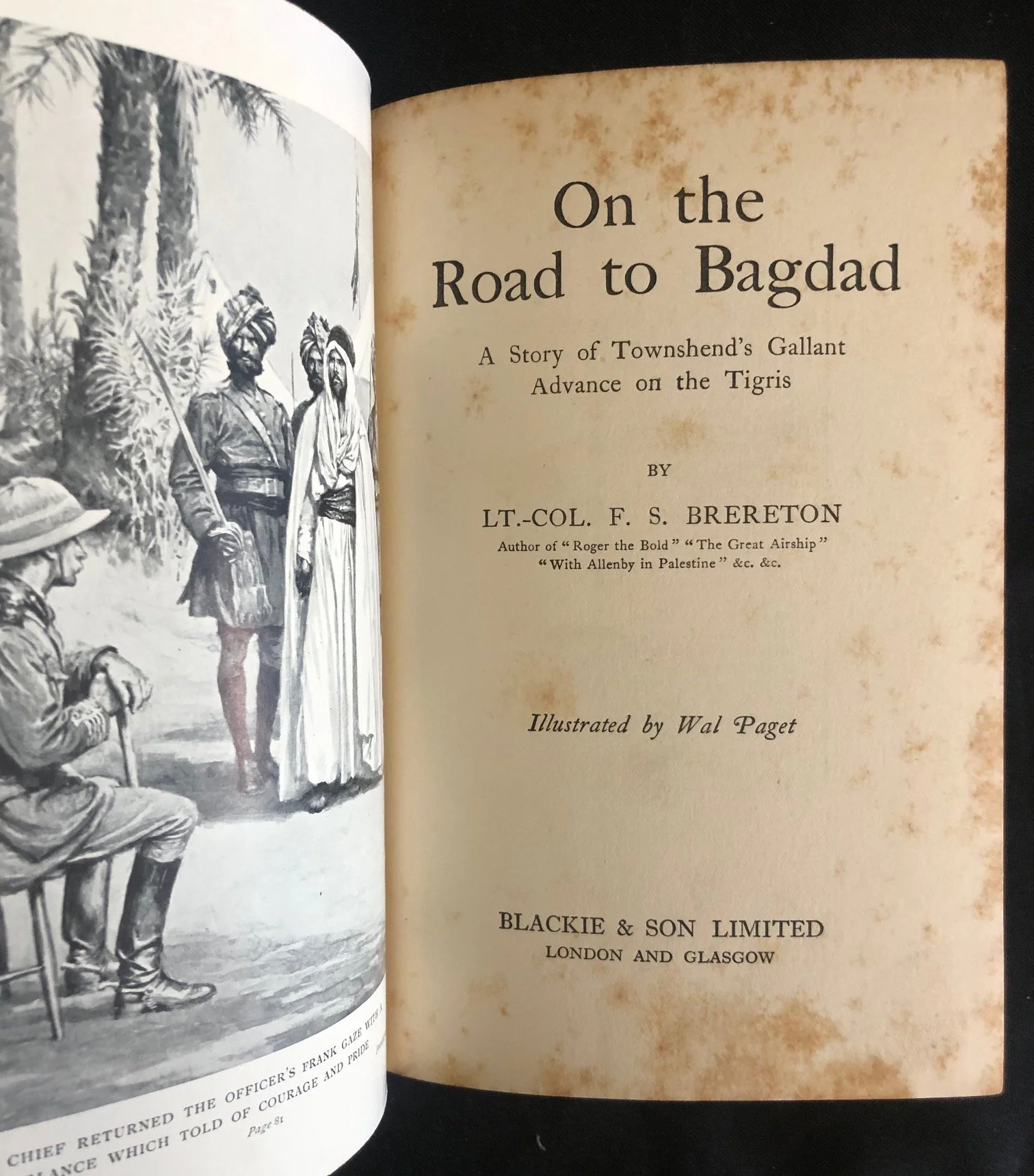 The Road to Bagdad by Lieutenant-Colonel Brereton (1917)