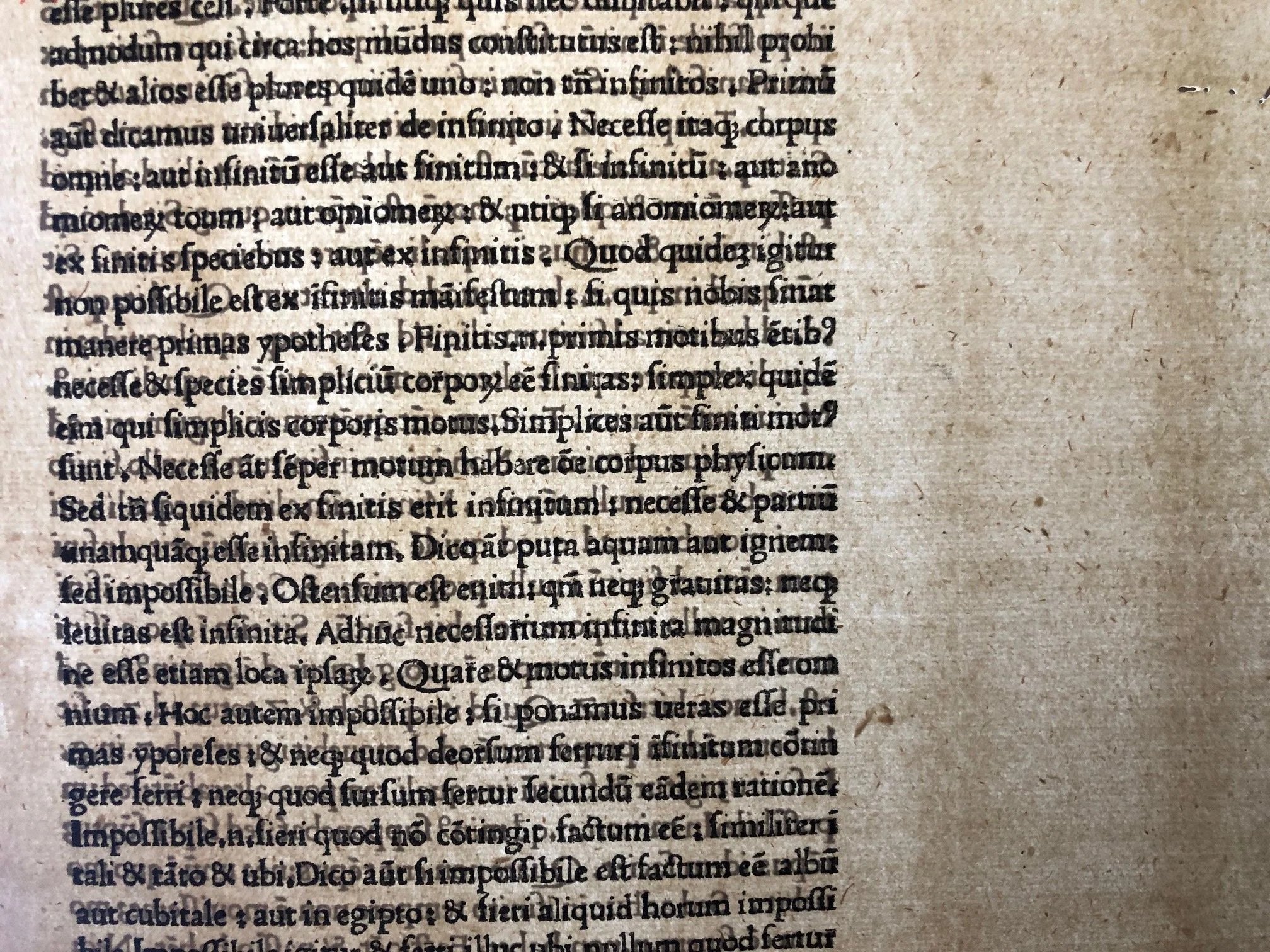 A page from Aristotle’s De Caelo et Mundo c.1500