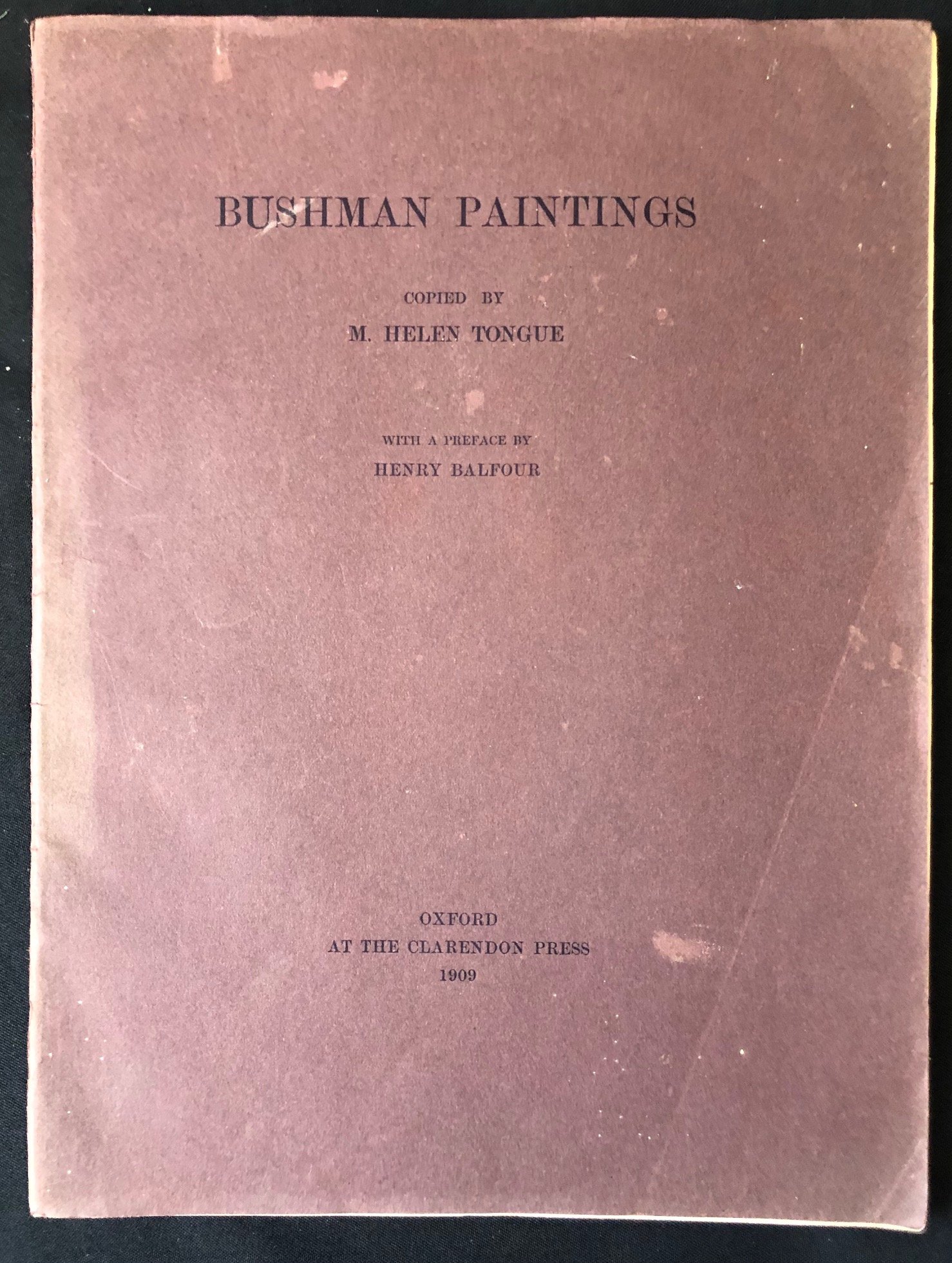 Bushman Paintings Copied by M. Helen Tongue (1909)