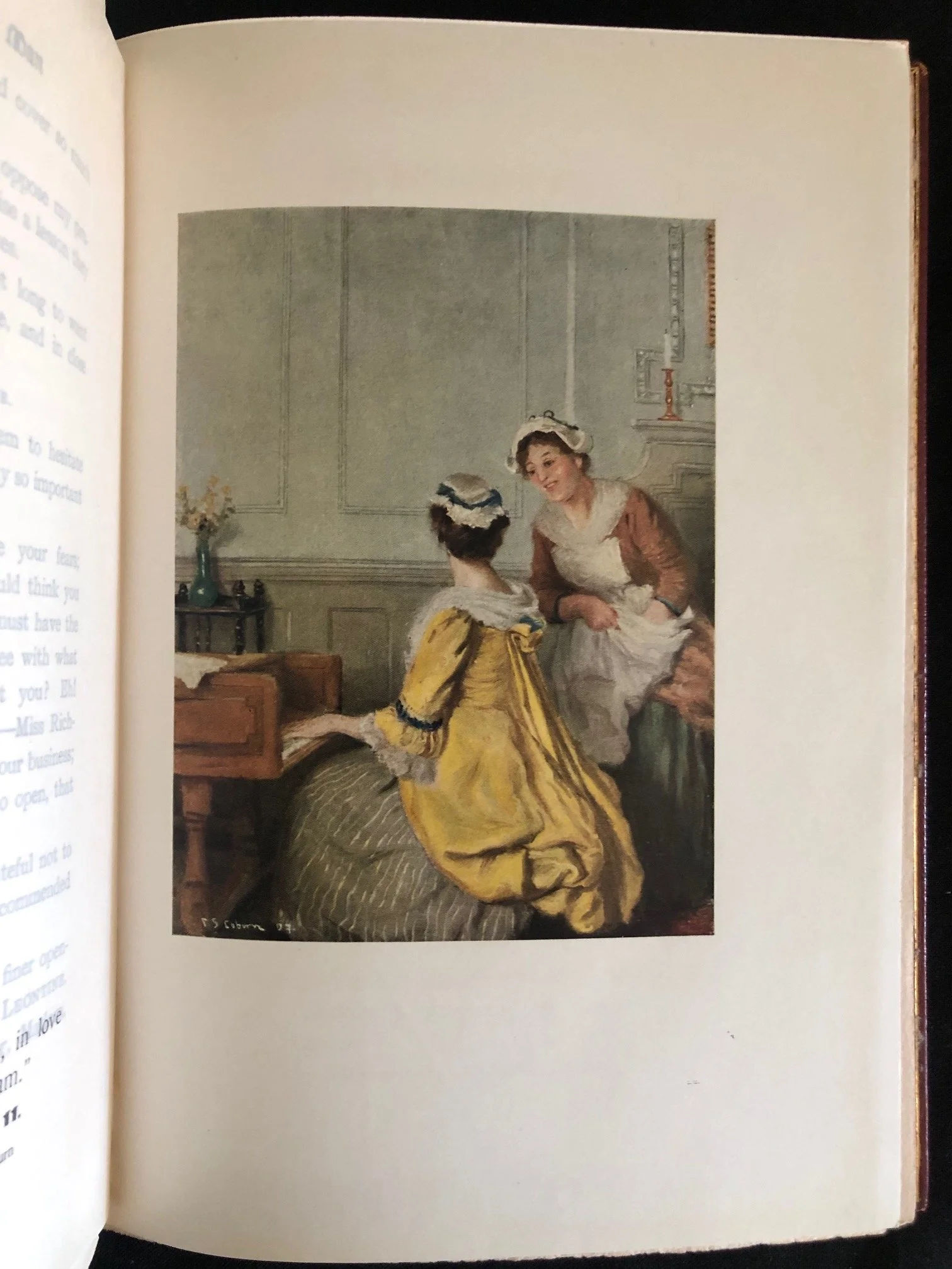 Fine bindings of Two Oliver Goldsmith books (c.1920)