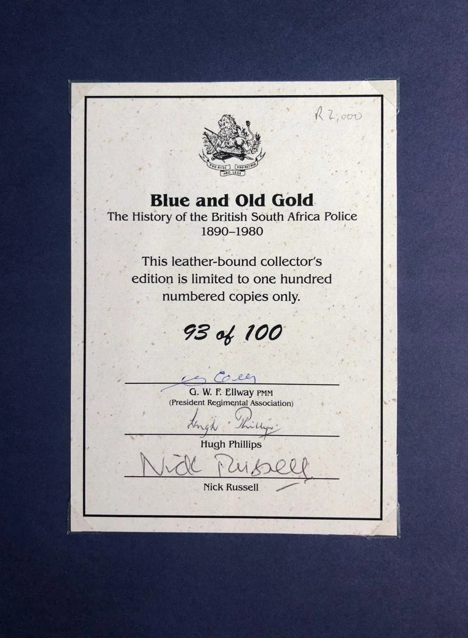 Blue and Old Gold (signed, 93 of 100)