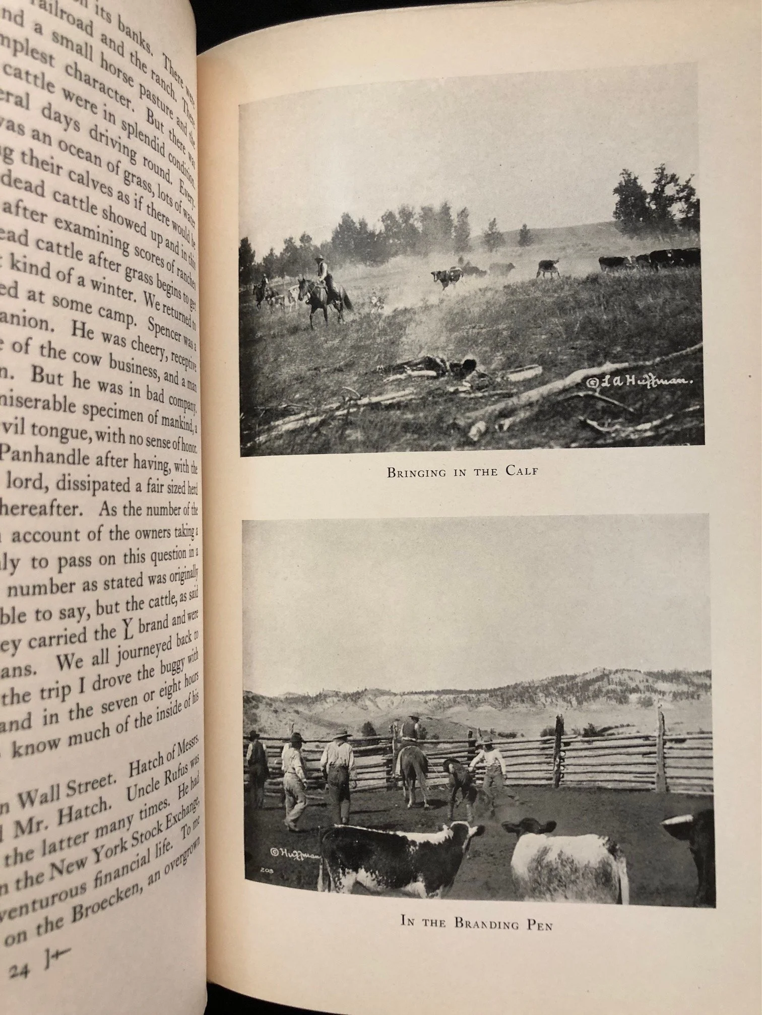 My Life on The Range (as a cowboy) inscribed by the author John Clay (1924)