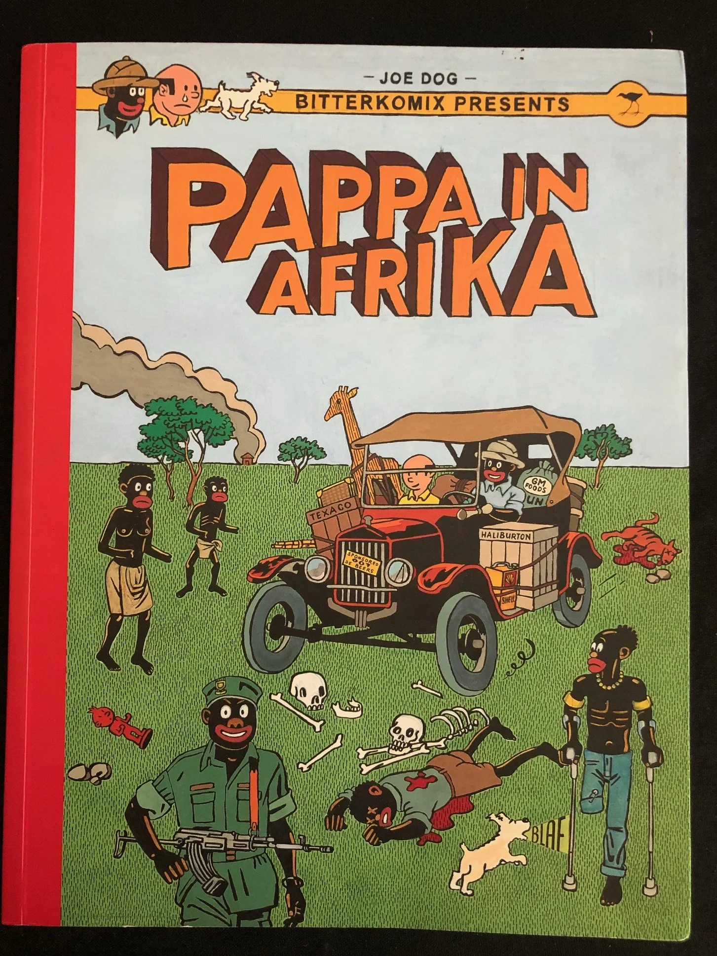 Pappa in Afrika by Anton Kannemeyer (first edition) 2010.