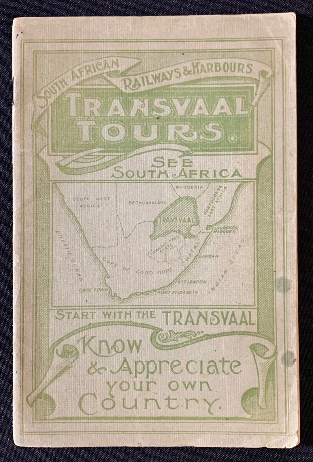 South African Railways & Harbours Transvaal Tours (1924)