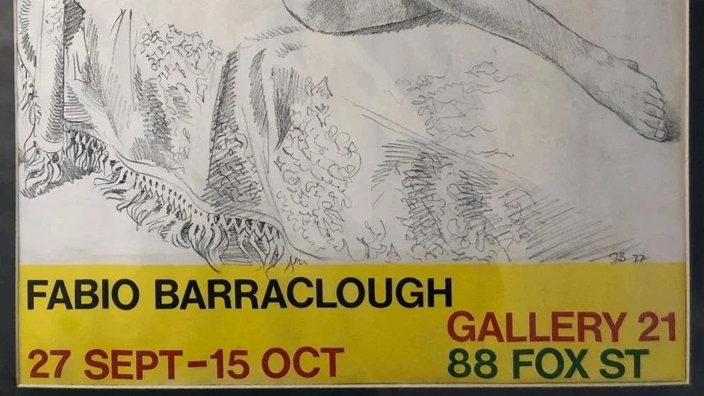 Exhibition poster: Fabio Barraclough- Apartheid Era Spy 1977