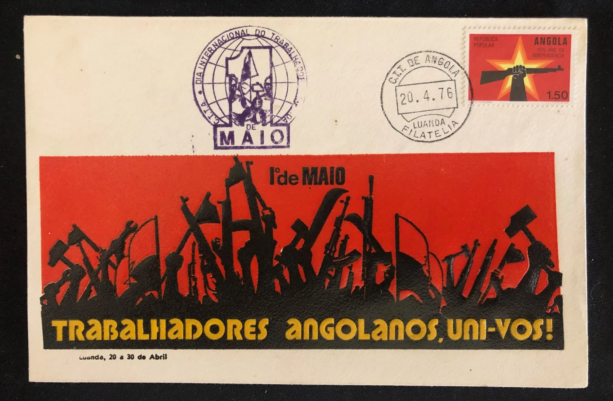 Four Post-Independence Angolan First Day Covers (1976)