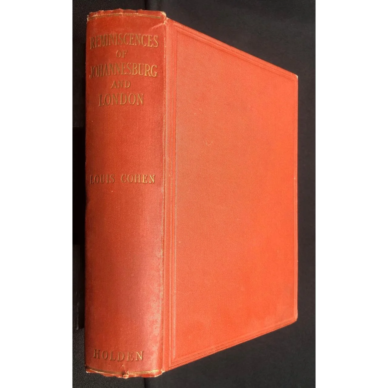 Reminiscences of Johannesburg and London (1924) R1,000