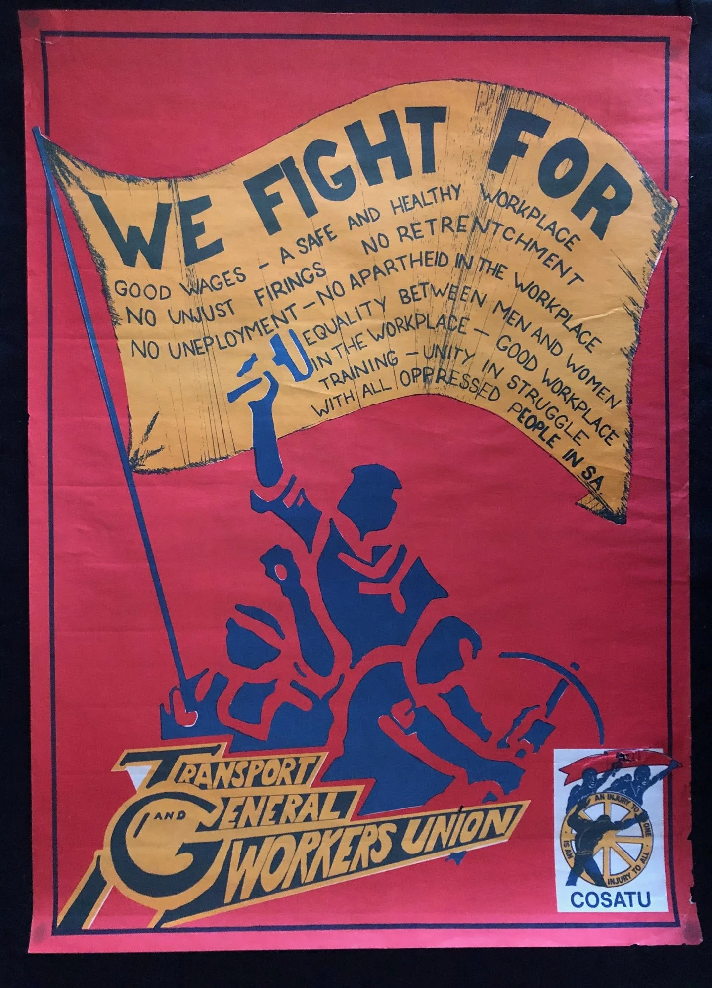 The Transport and General Workers Union Anti-Apartheid Poster (c.1985)