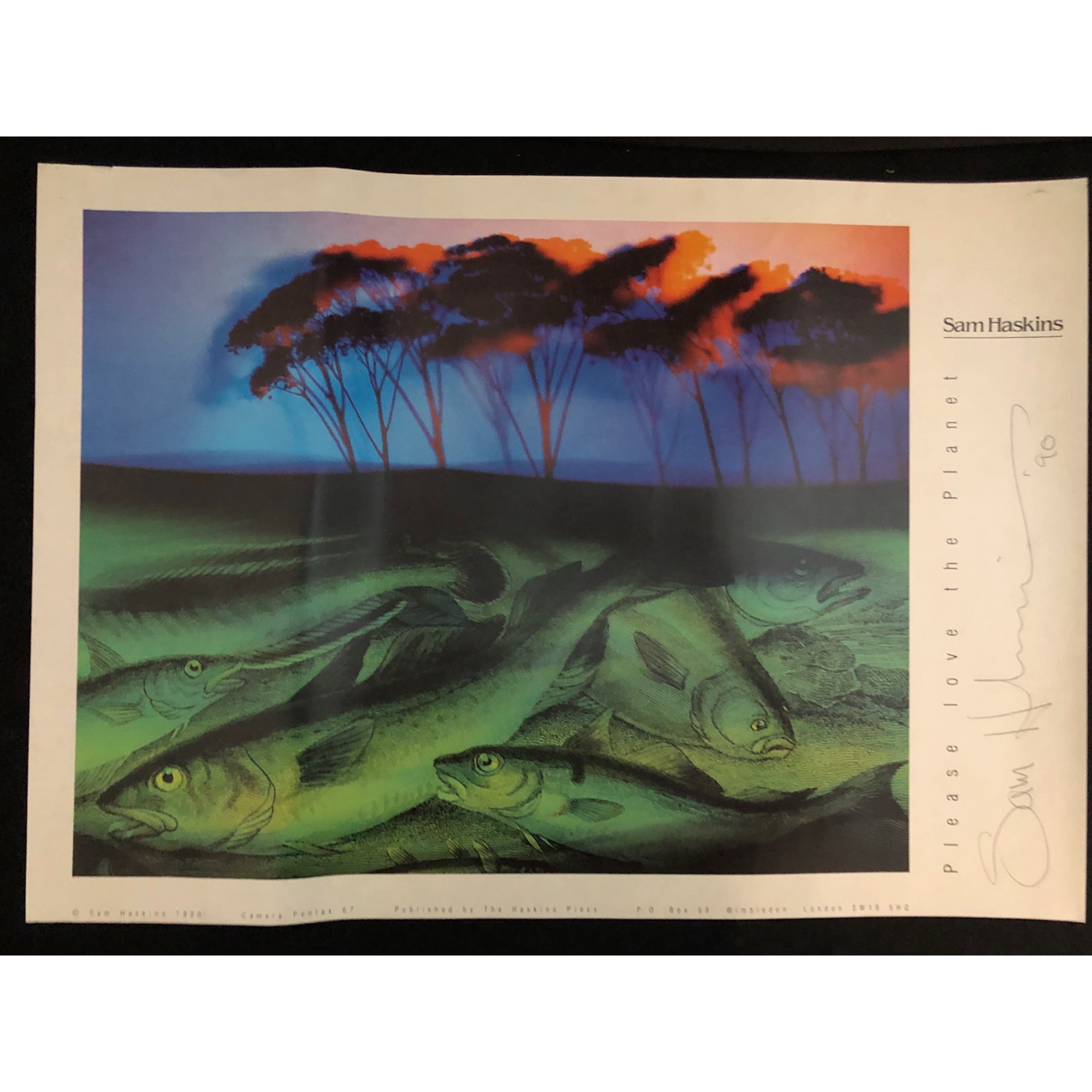 Sam Haskins: "Please Love the Planet" signed (1990) R1,250