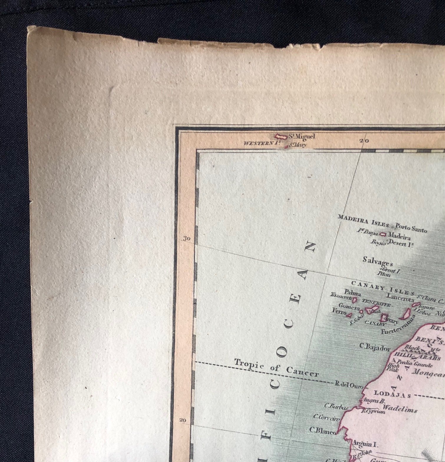 A New Map of Africa by John Cary (1805)