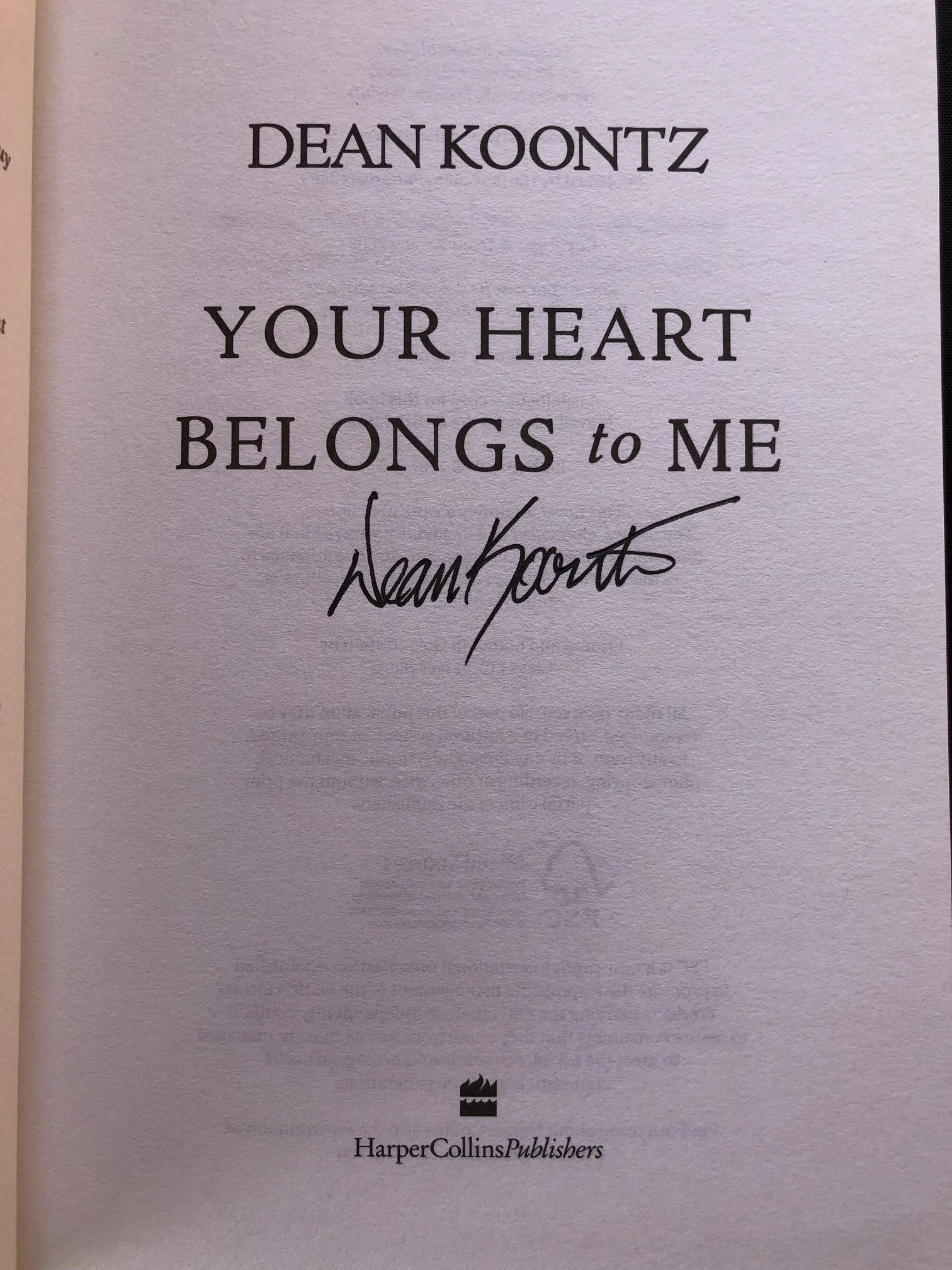 YOUR HEART BELONGS TO ME First UK edition Signed 4.jpg