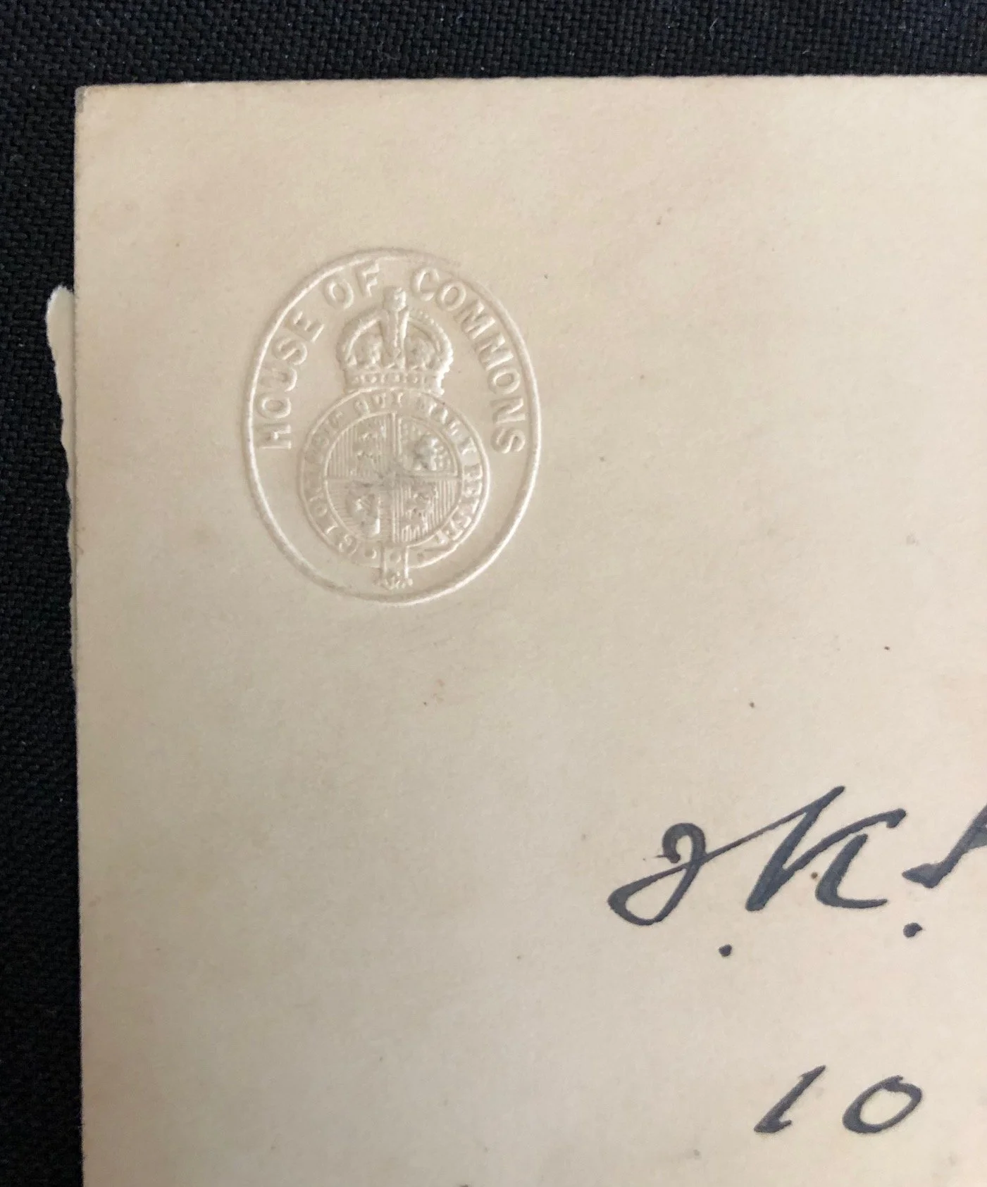 Part envelope addressed to James Keir Hardie (1856–1915) Scottish trade unionist