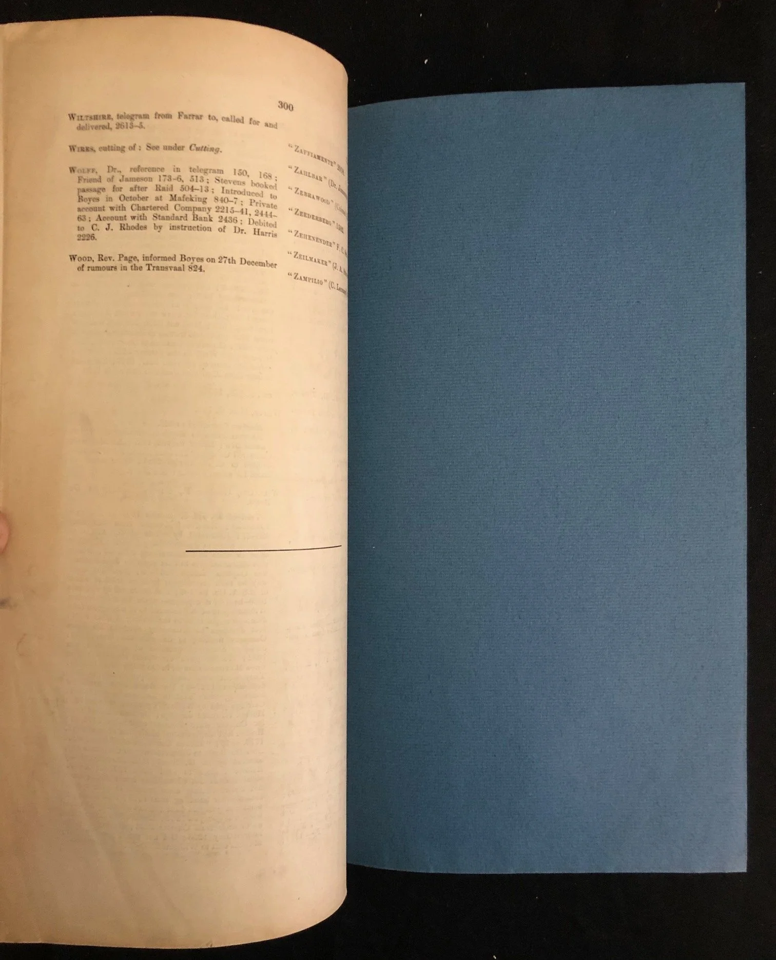 Blue Book: Report on the Jameson Raid (March 1897)