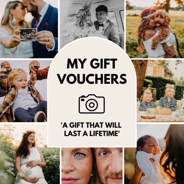 My gift vouchers – Why not treat someone or yourself to a photoshoot experience?