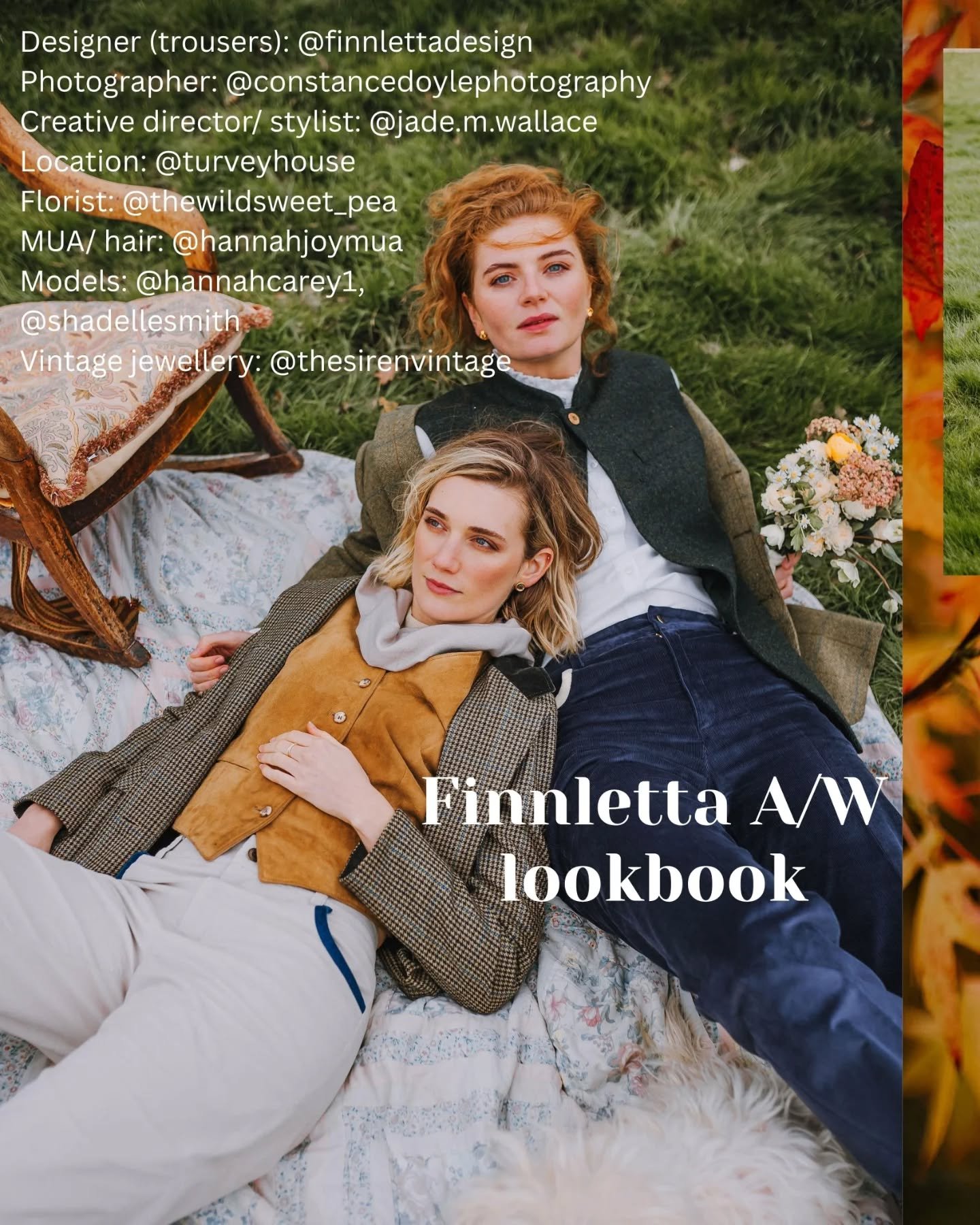 Countryside chic meets timeless British tailoring 🇬🇧

Finnletta creates handmade, longer-length trousers for taller women, redefining British heritage style with a modern sensibility.

Shot on location at Turvey House, this lookbook celebrates quie