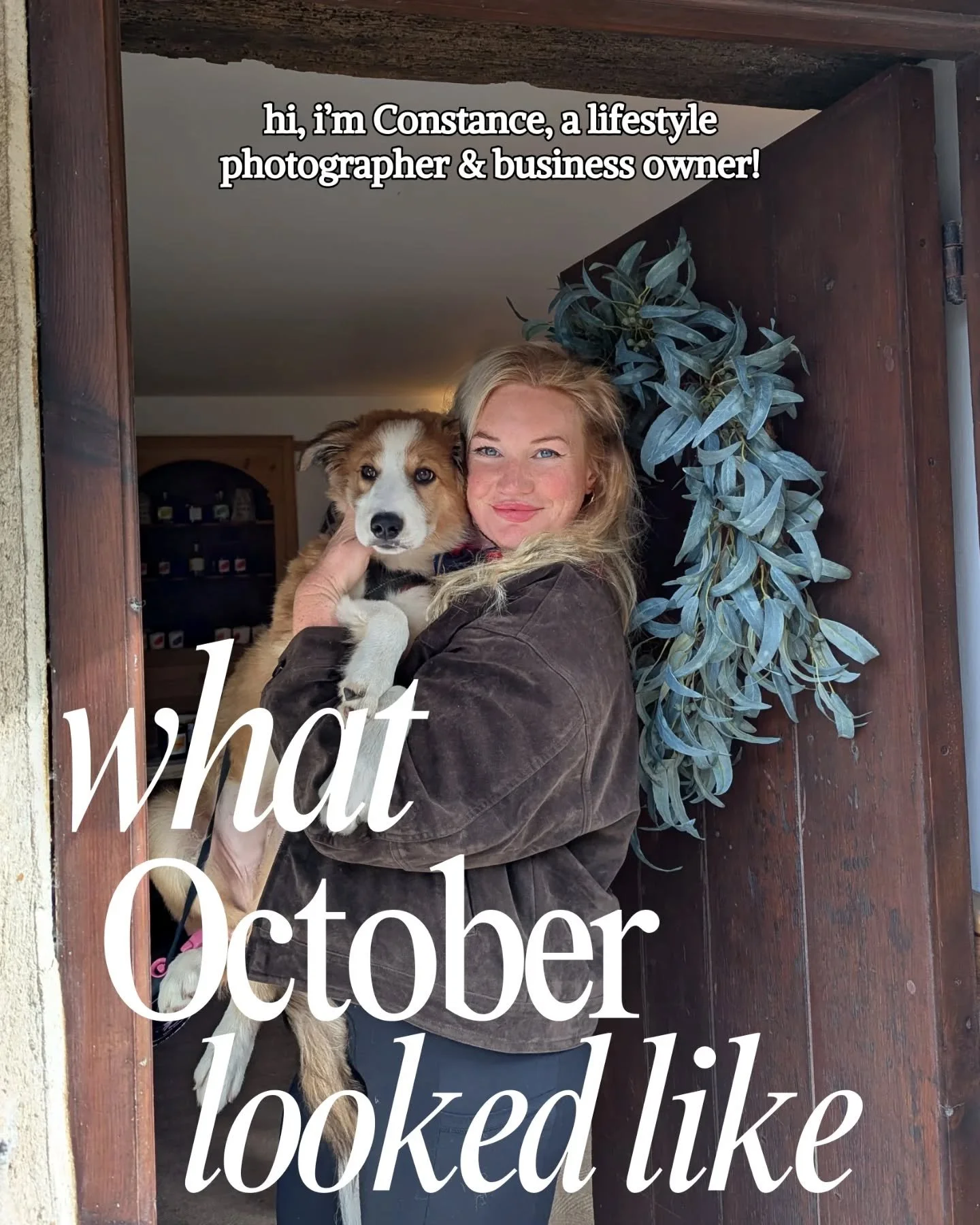 There is so much I can say about October...

It felt like a deep breath 🍂

Slow countryside walks, soft autumn light, muddy shoes, farmers markets, colder swims, and those little moments that make me fall in love with the seasons all over again... ?