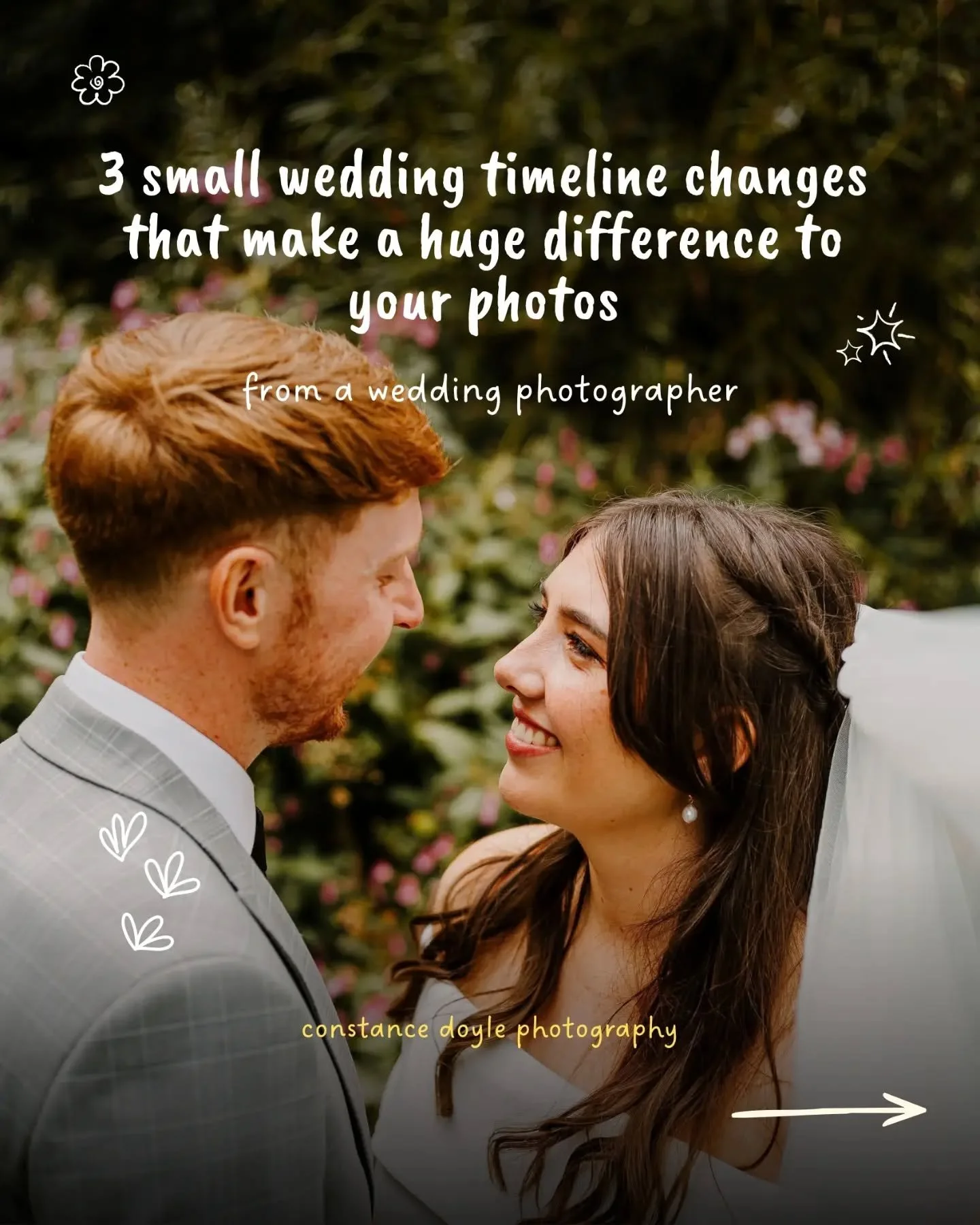 Okay, time to stop gatekeeping.

This is the part of weddings people underestimate the most.

Your photos feel better, and your wedding experience will be better, when your day isn&rsquo;t rushed!

Swipe ⬅️ to see my top 3 tips to make the most out o