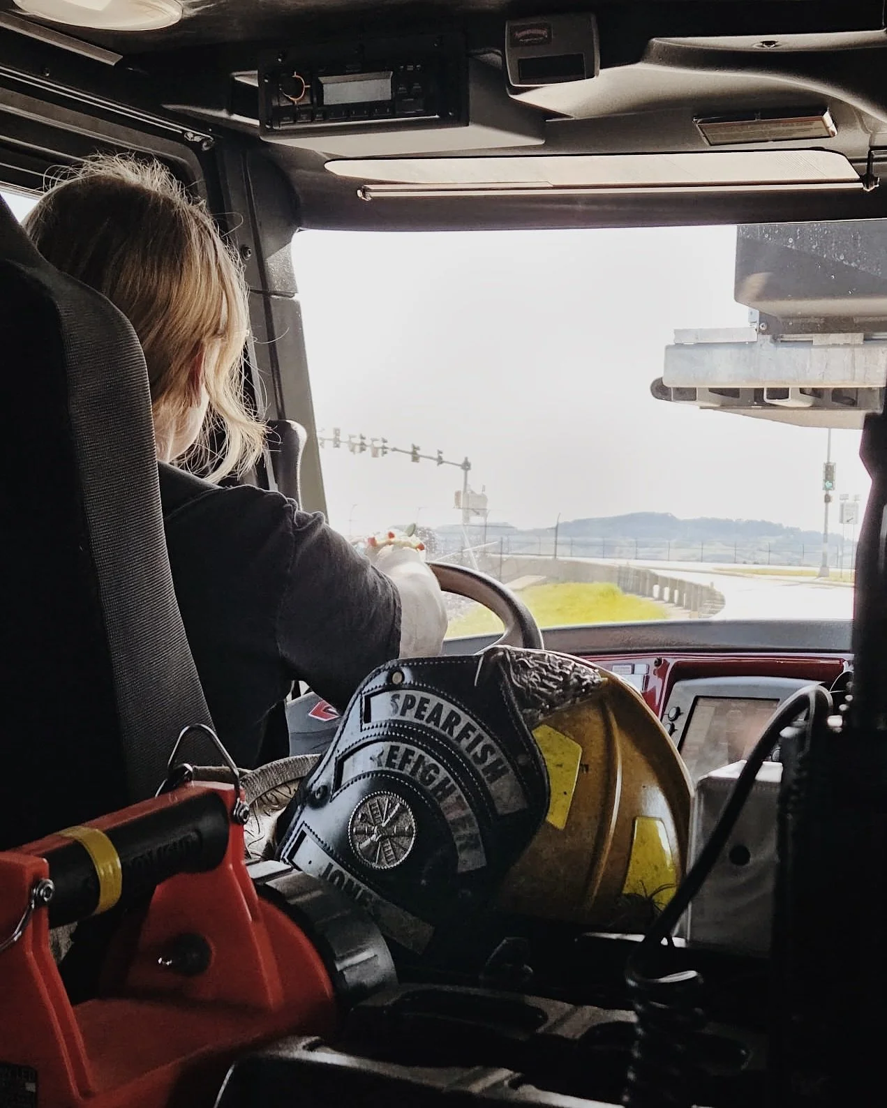 Big Wheels Keep on Turning 
&bull;
all photos by me and @firstdue.fireman This was a live burn training with the Spearfish VFD. These type of trainings allow firefighters to get experience advancing hose line, seeing a live fire, and how it reacts wi