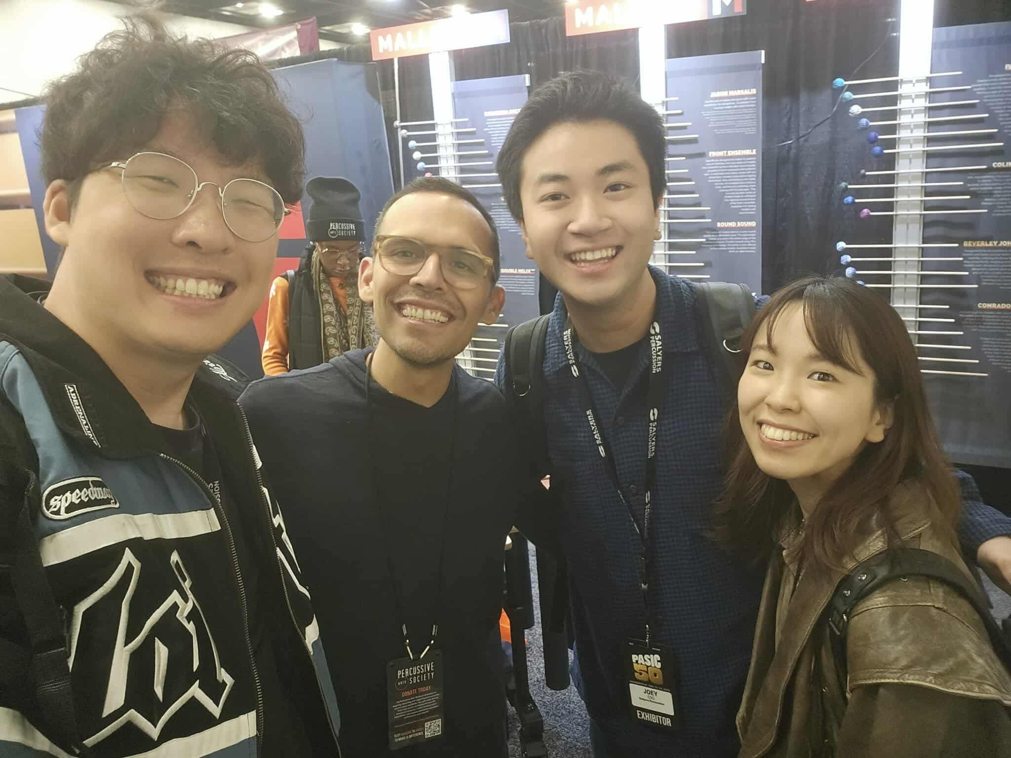 with Adam Tan, Ivan Trevino and Machi Ishida at PASIC 2025