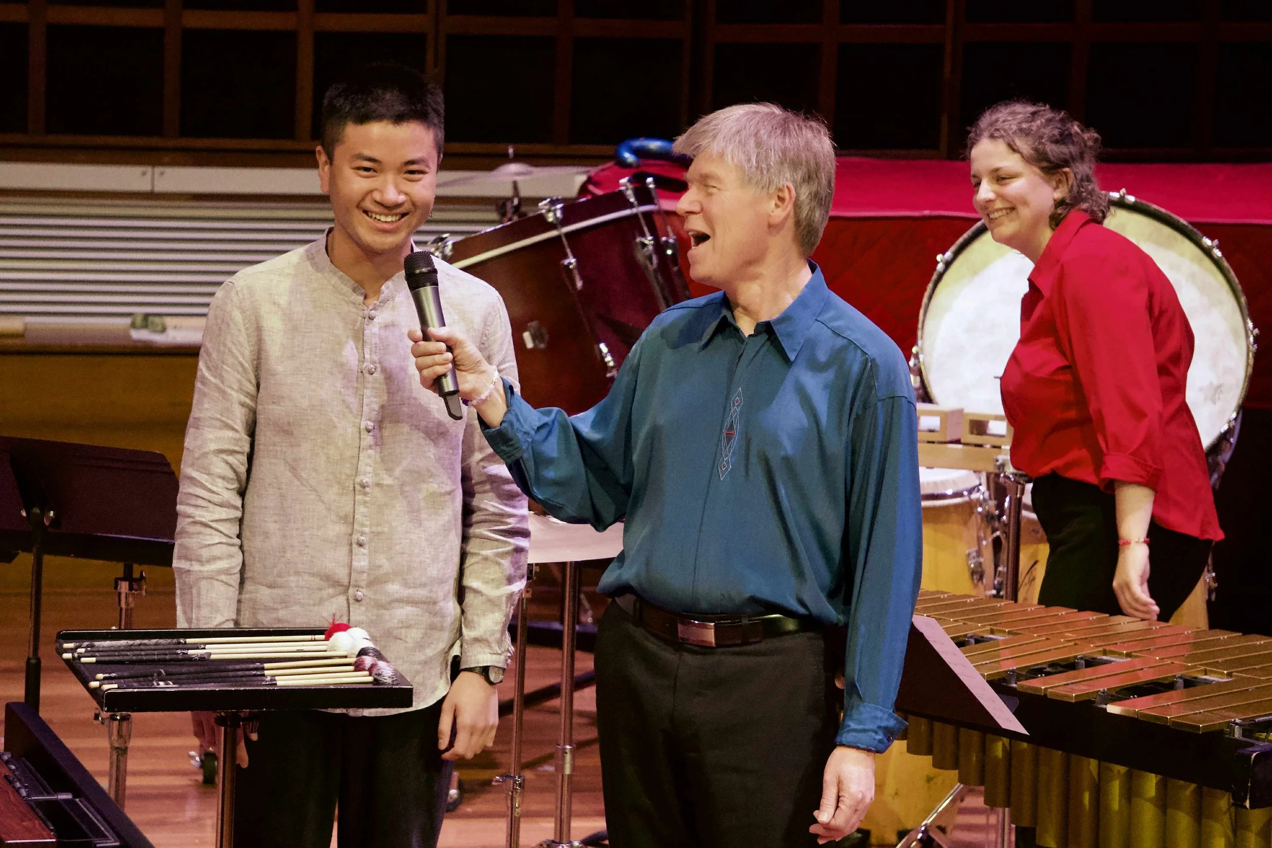 WAAPA Defying Gravity Percussion Ensemble concert as guest artist, 2025. with the incredible Tim White OAM