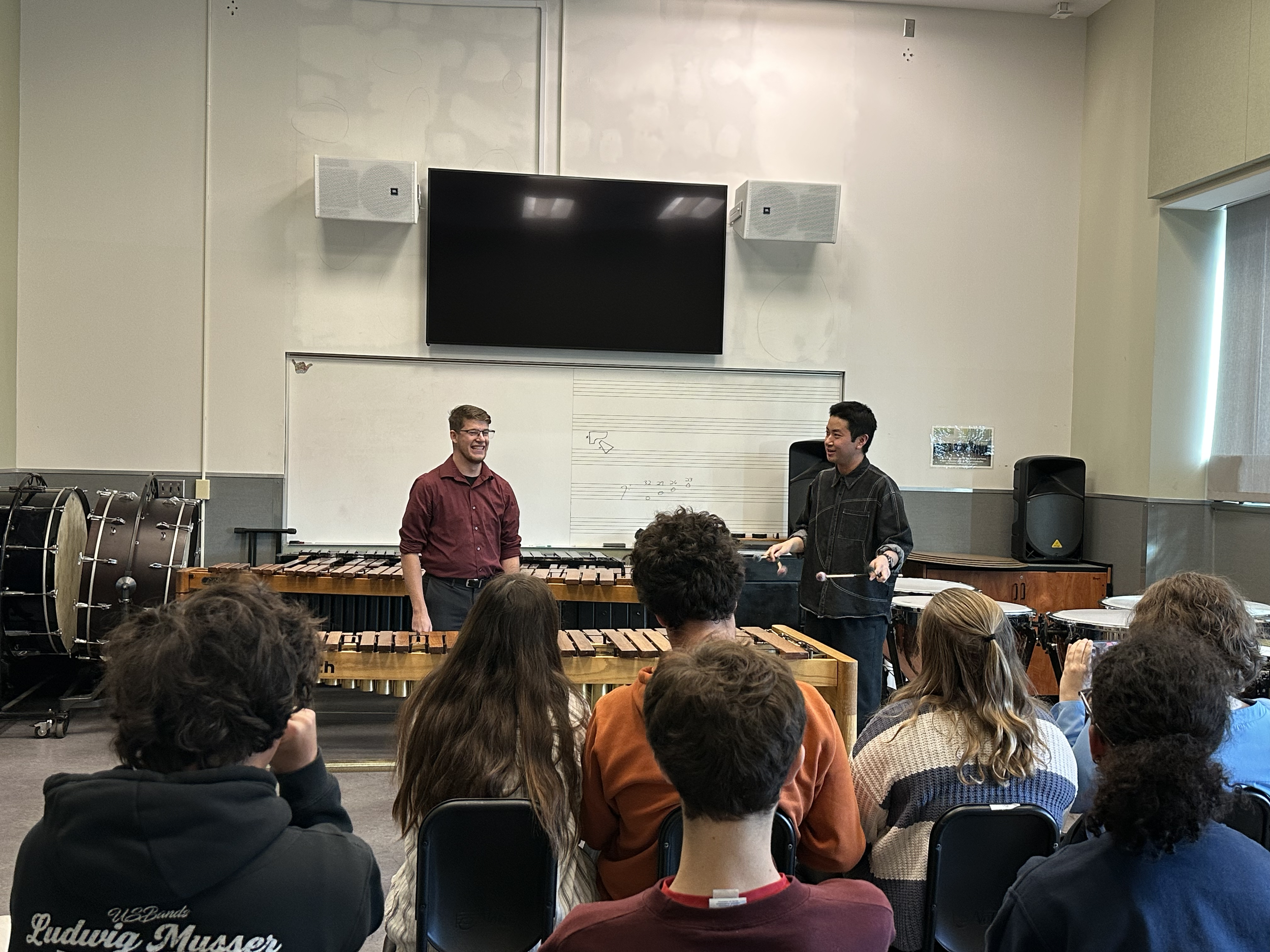 Teaching masterclass at West Chester University, 2025