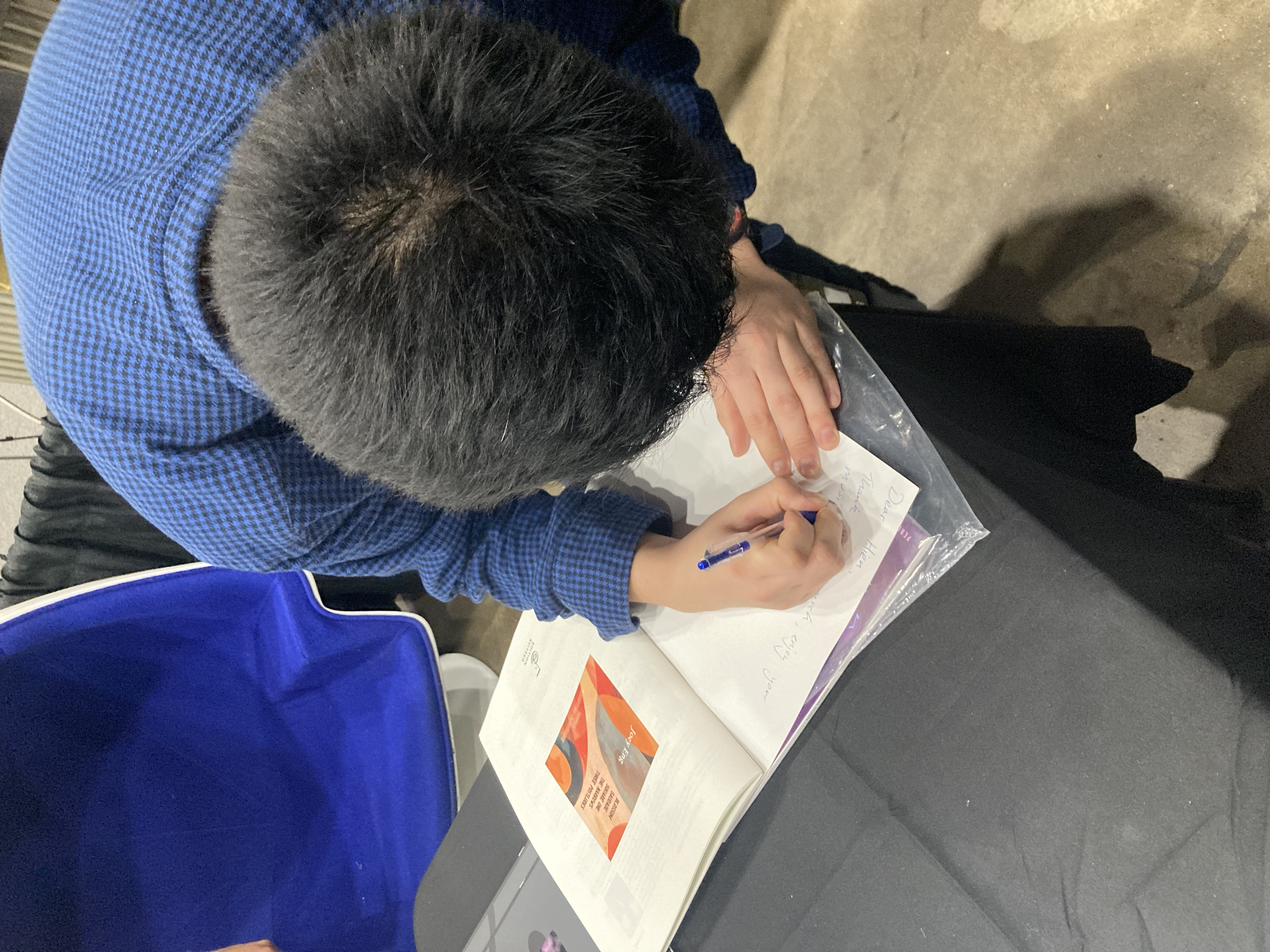 PASIC 2025 meet and greet - thank you to everyone who came! I gave a lot of signatures XD