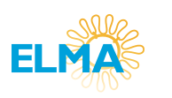 ELMA logo with stylized sun design on the website by Pilily Women, a coaching website for top African leaders, particularly focused on women leaders founded by Mbali Gushu.