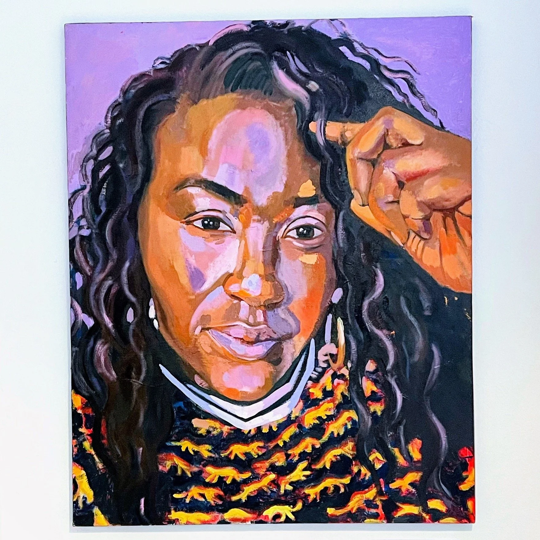 Purple Light -oil on canvas 35x40"