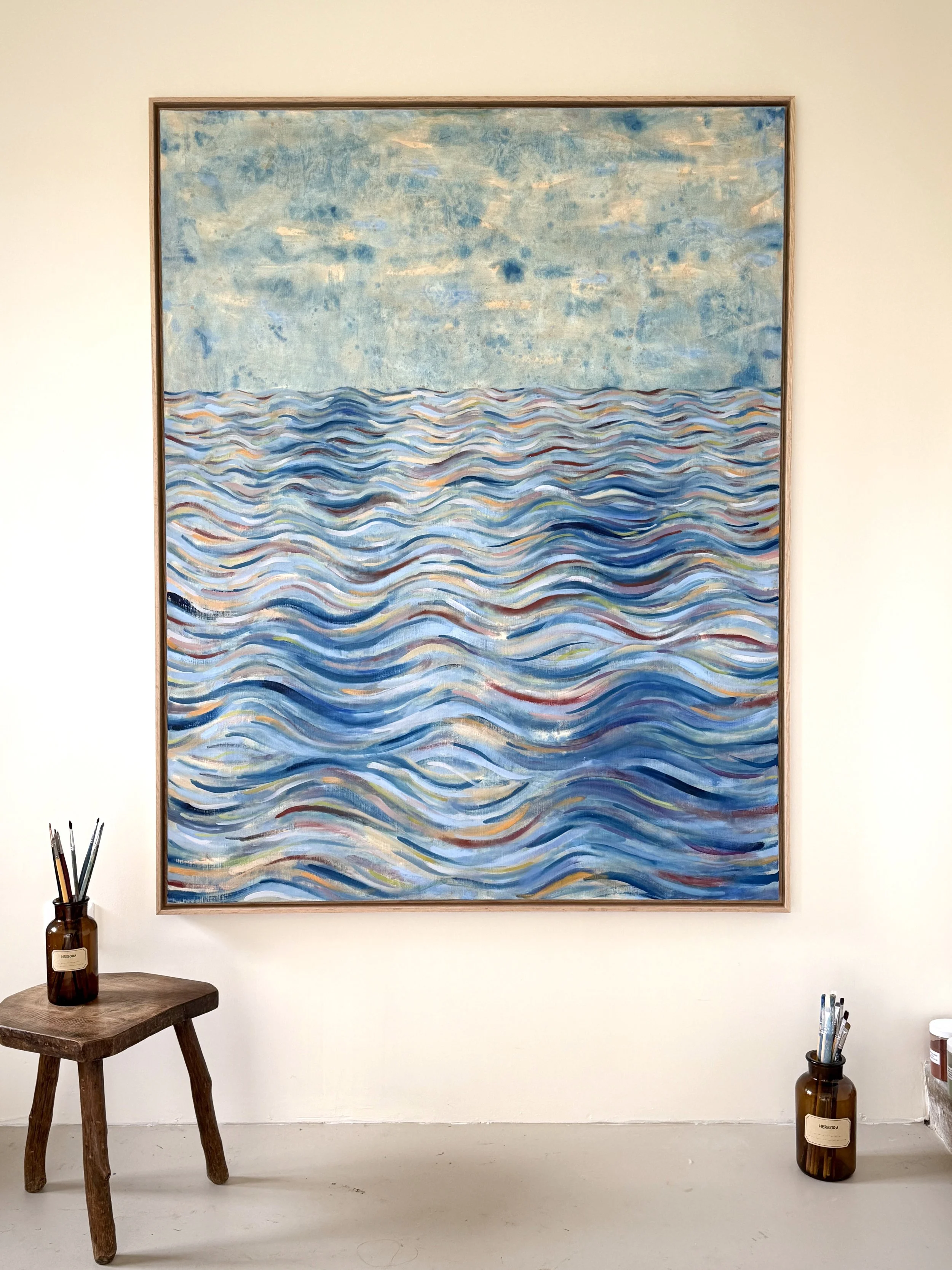 renaissance est un tableau de Jeanne-Sophie de Peretti peint à l'huile sur toile