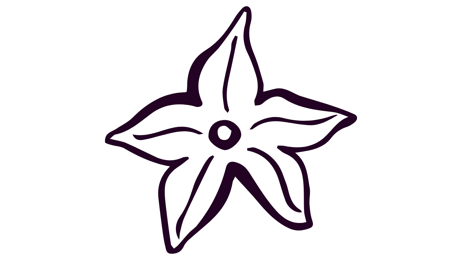 Sternförmige Blüte