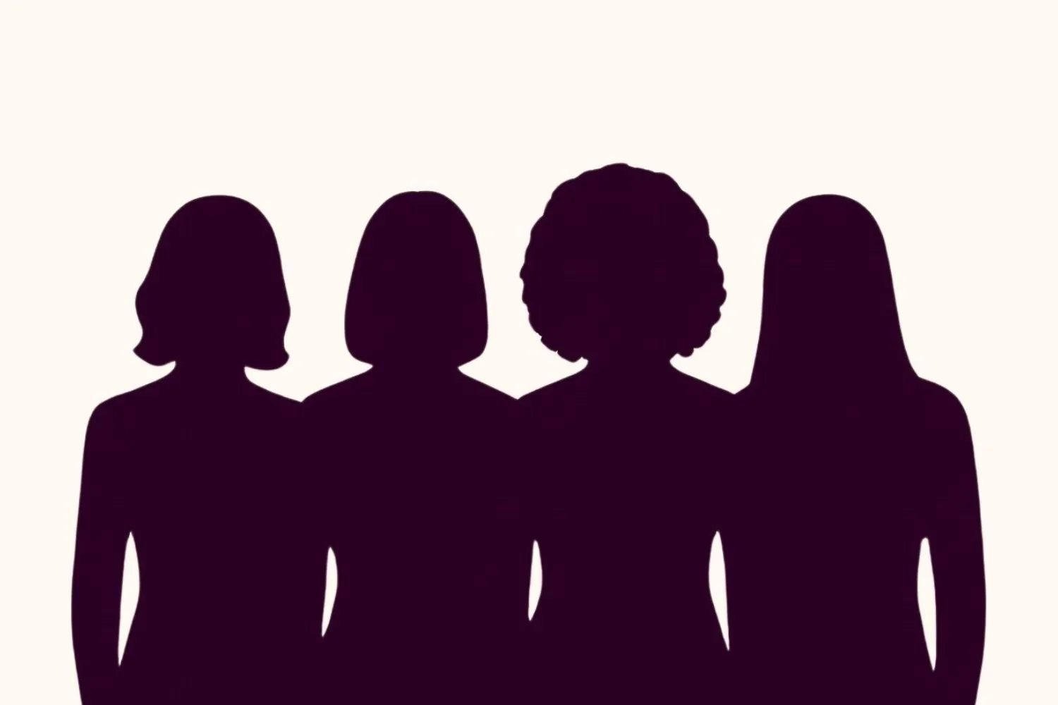Gruppe von 4 Frauen