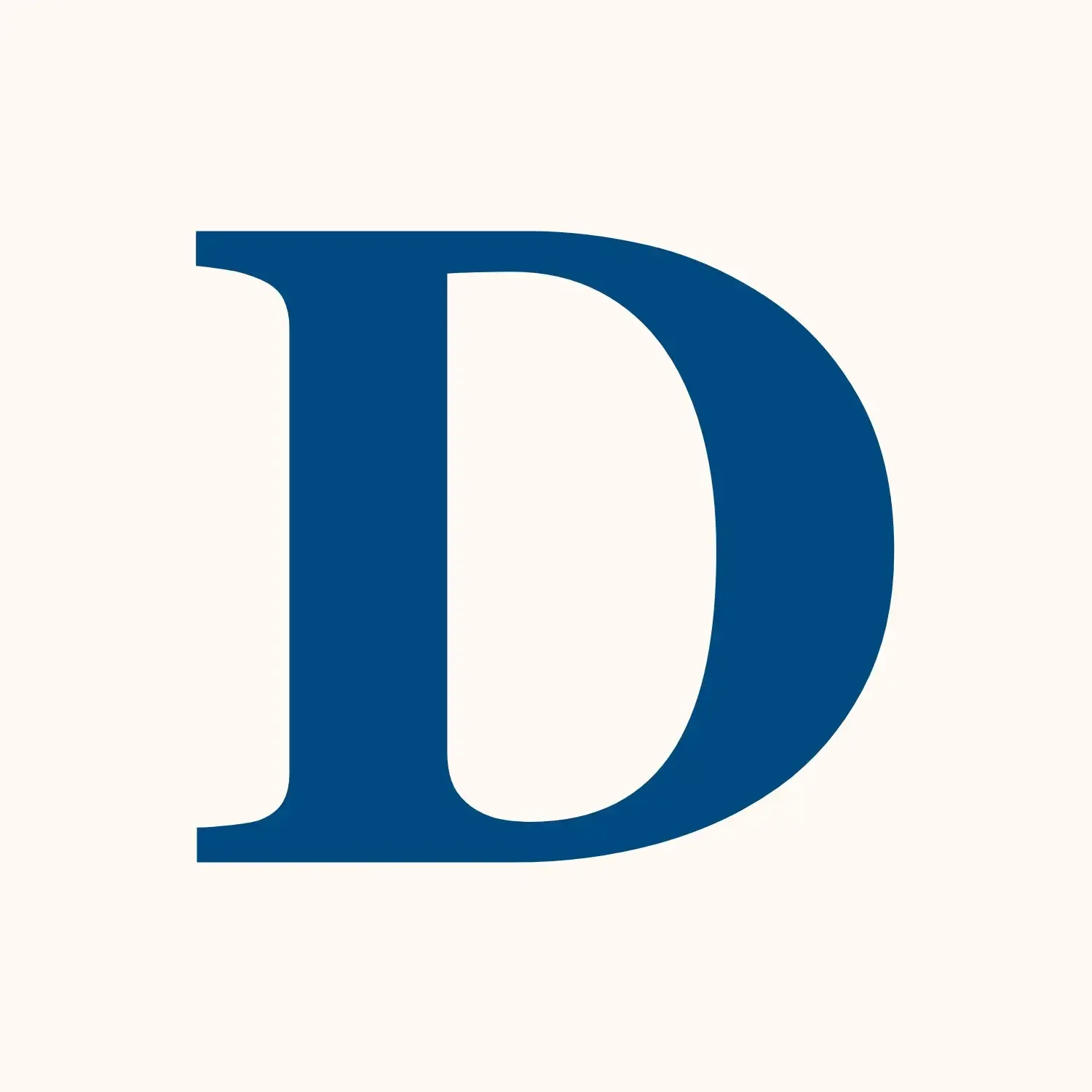 Favicon der Dieckell Stiftung mit großem D