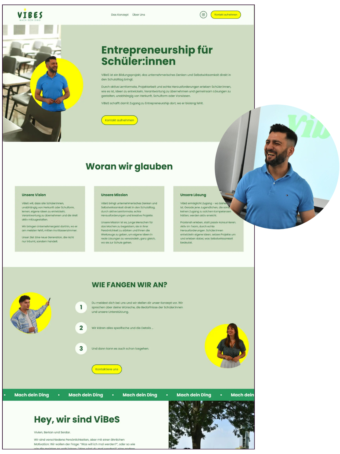 Squarespace Template Lilith wie Berkan und Team es nutzen