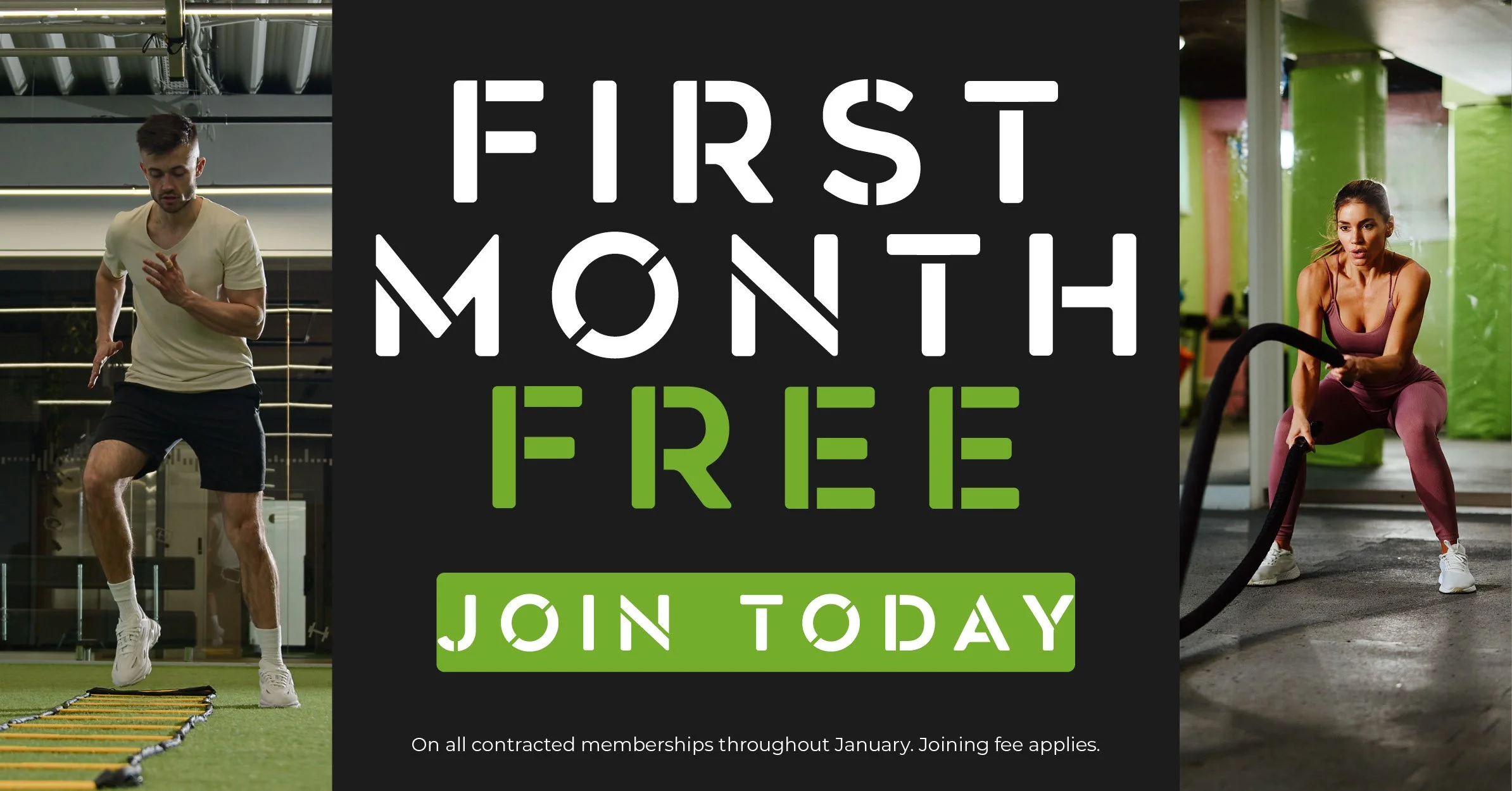 Get your first month FREE!