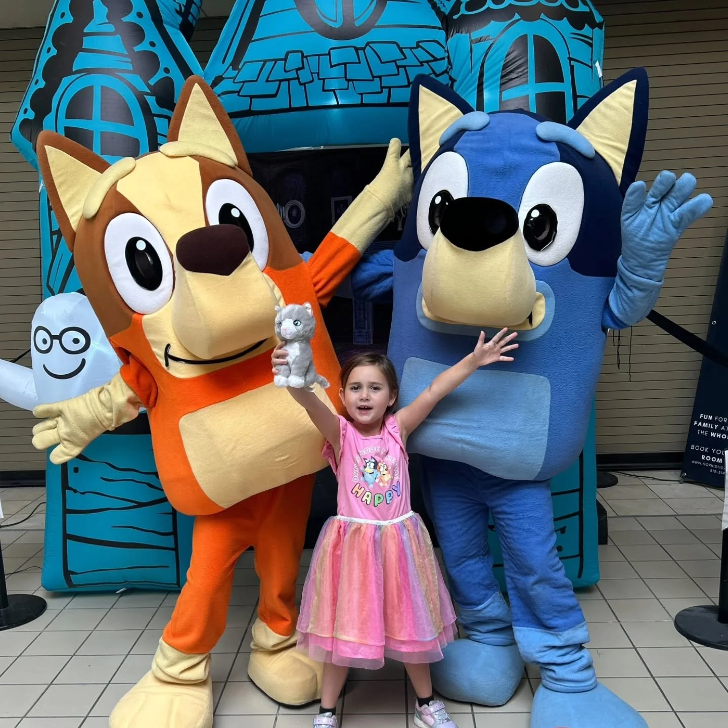 🐾We have two different styles of offerings:

1.Party Program
2.Meet and Greets
What is the difference?

🥳Our Party program is PACKED with activities to keep kids moving.  We have playlists, props, and a specially trained team to keep the kids engag